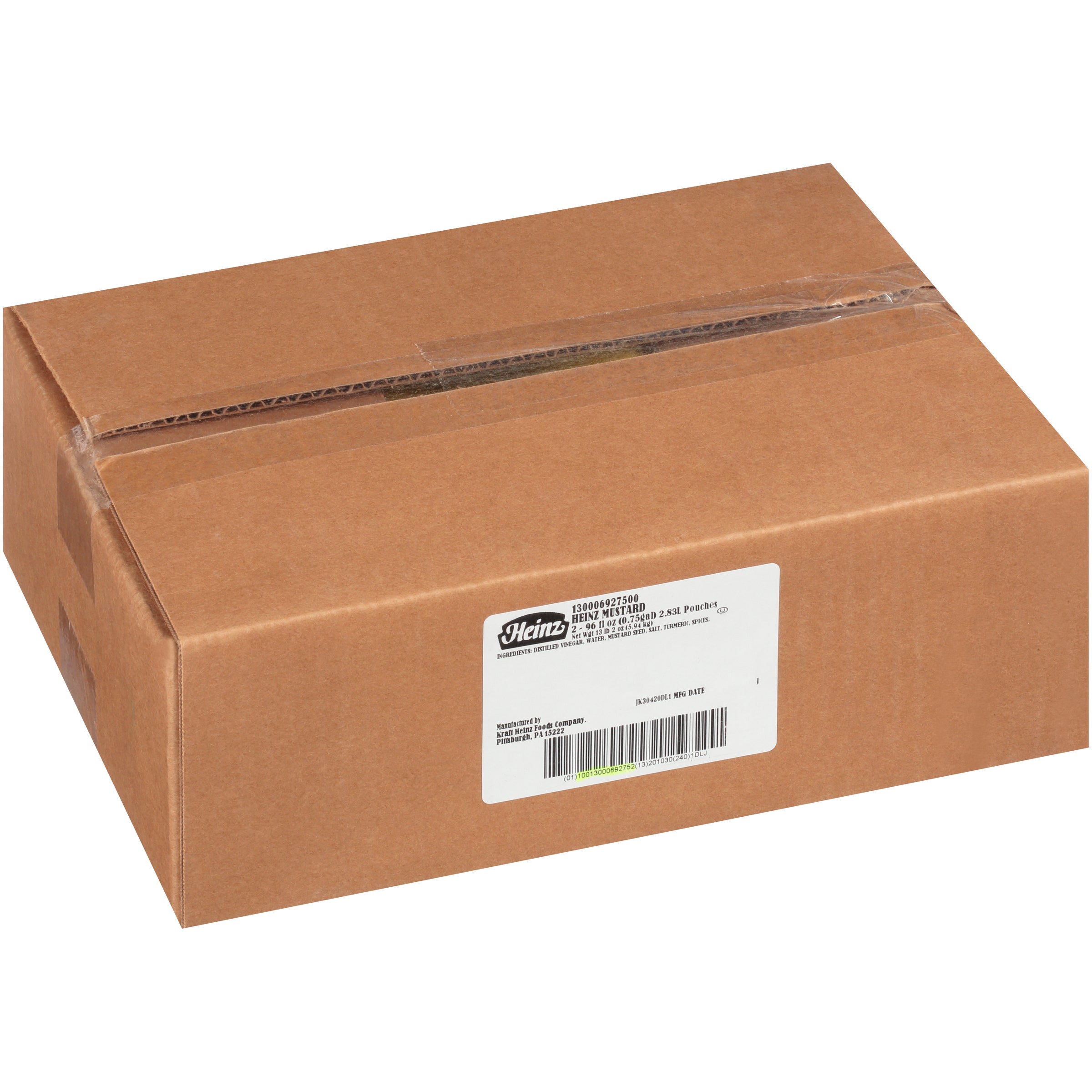 HEINZ Yellow Mustard Dispenser Pack 0.75 gal. 2 Per Case