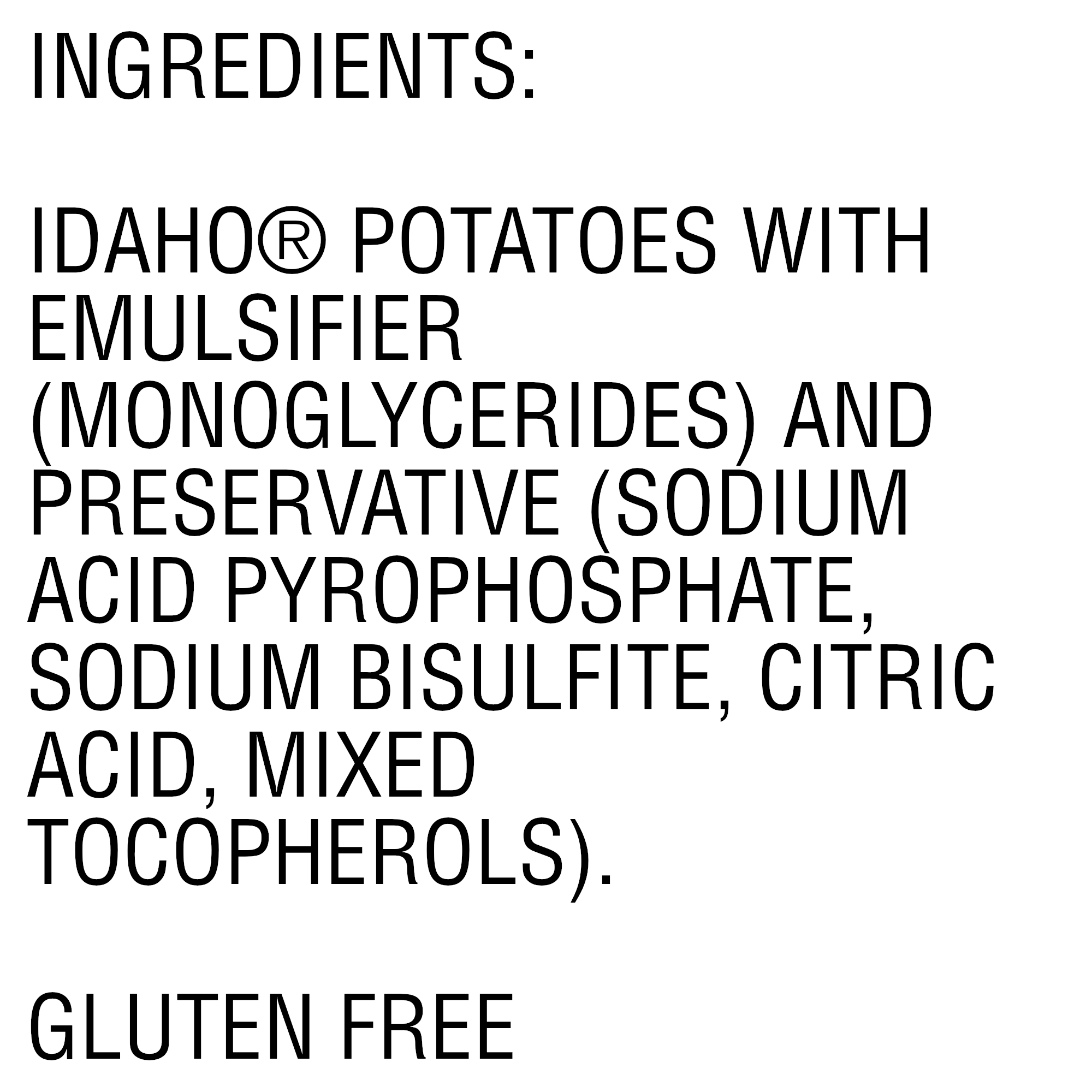 Idahoan Foods Mashed Potato Flakes 1-40 Pound Kosher 1-40 Pound