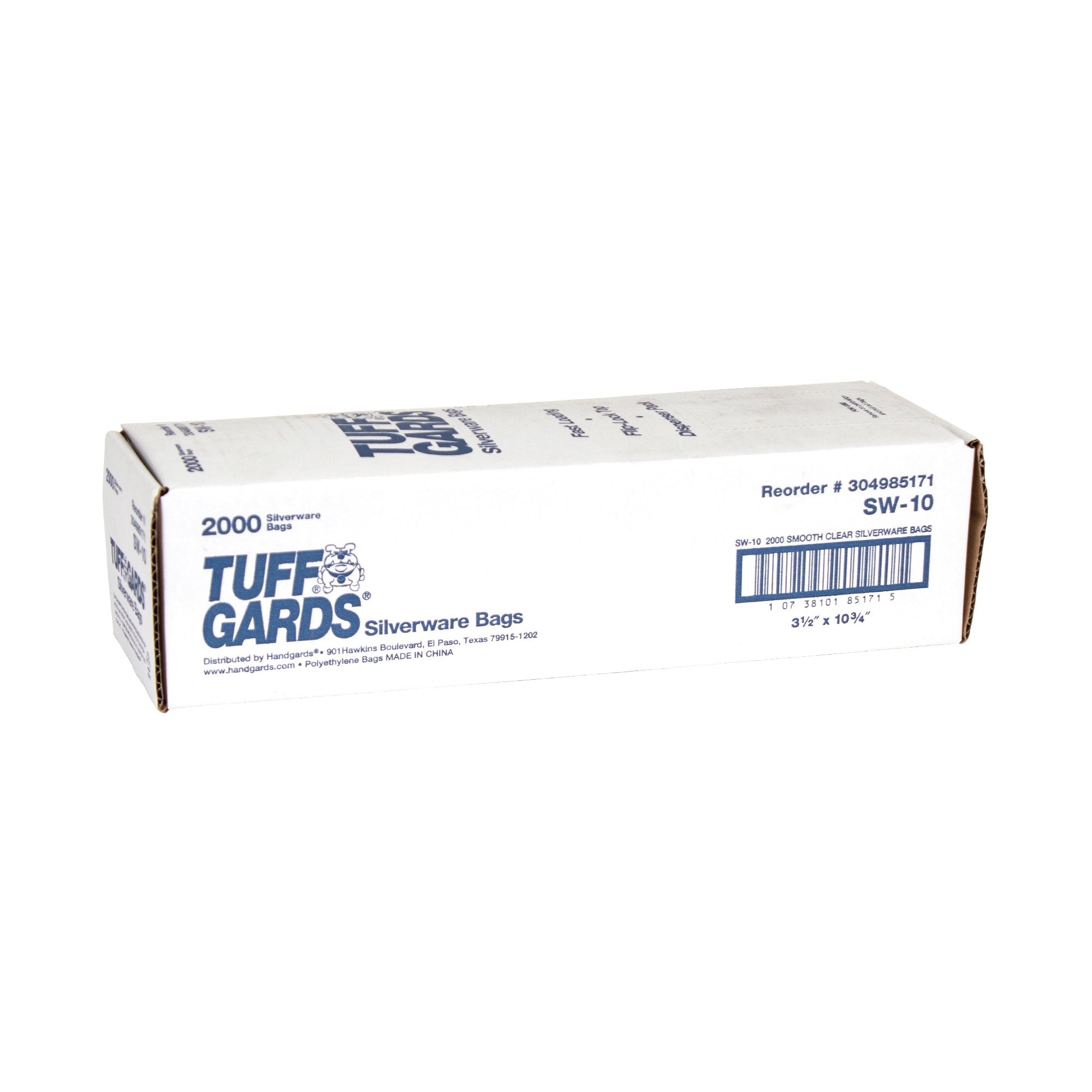 Silverware Bag High Density Flat 2000 Each - 1 Per Case.