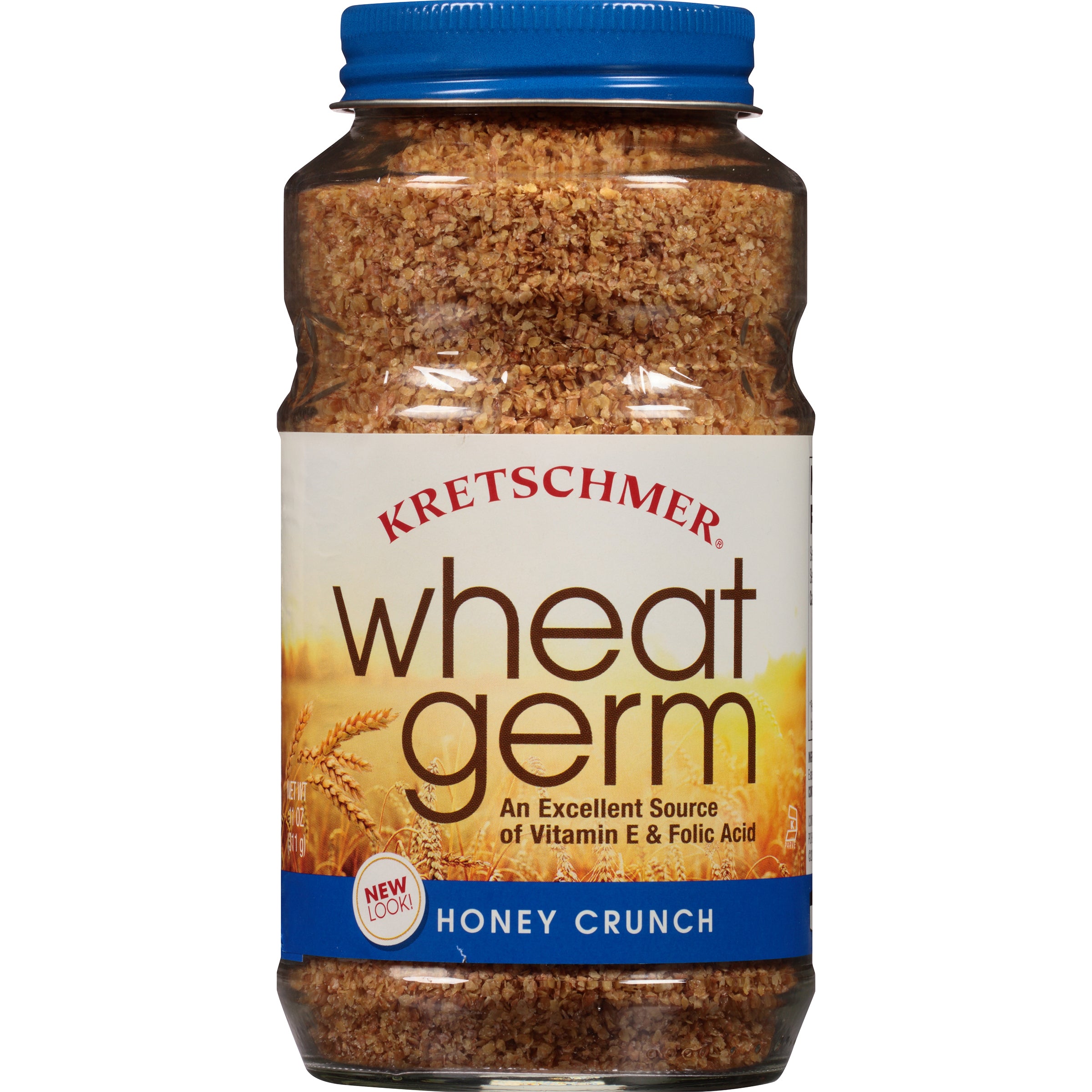 Kretschmer Honey Crunch Wheat Germ 11 Ounce Size - 12 Per Case.