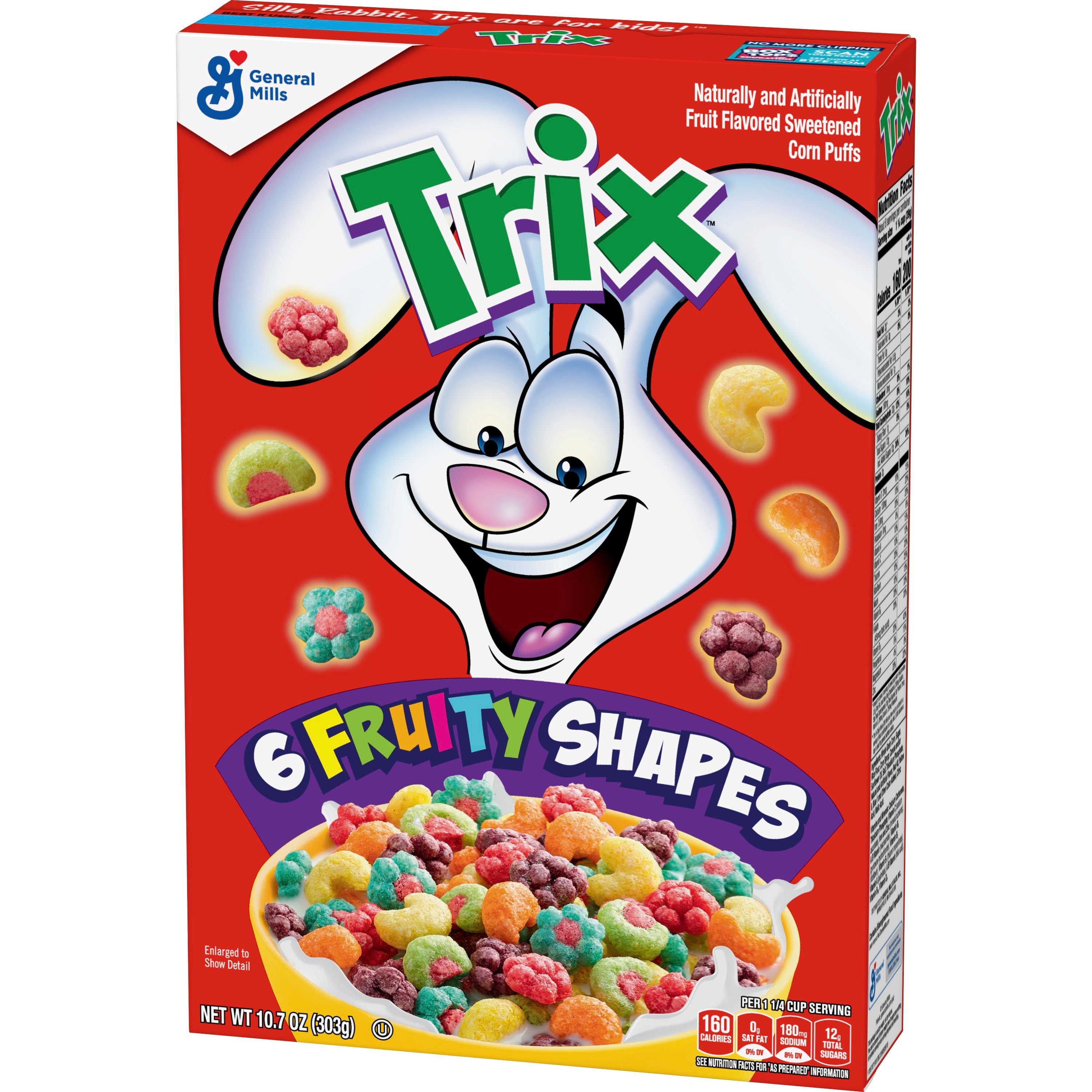 Trix™ Cereal Box 10.7 Ounce Size - 12 Per Case.