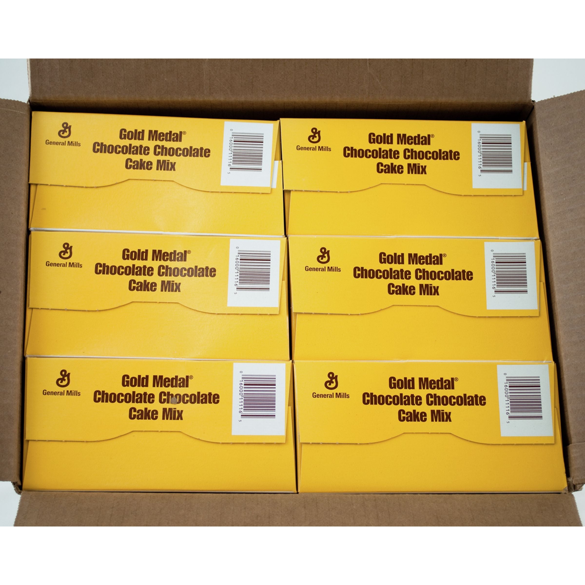 Gold Medal™ Cake Mix Chocolate Chocolate 5 Pound Each - 6 Per Case.