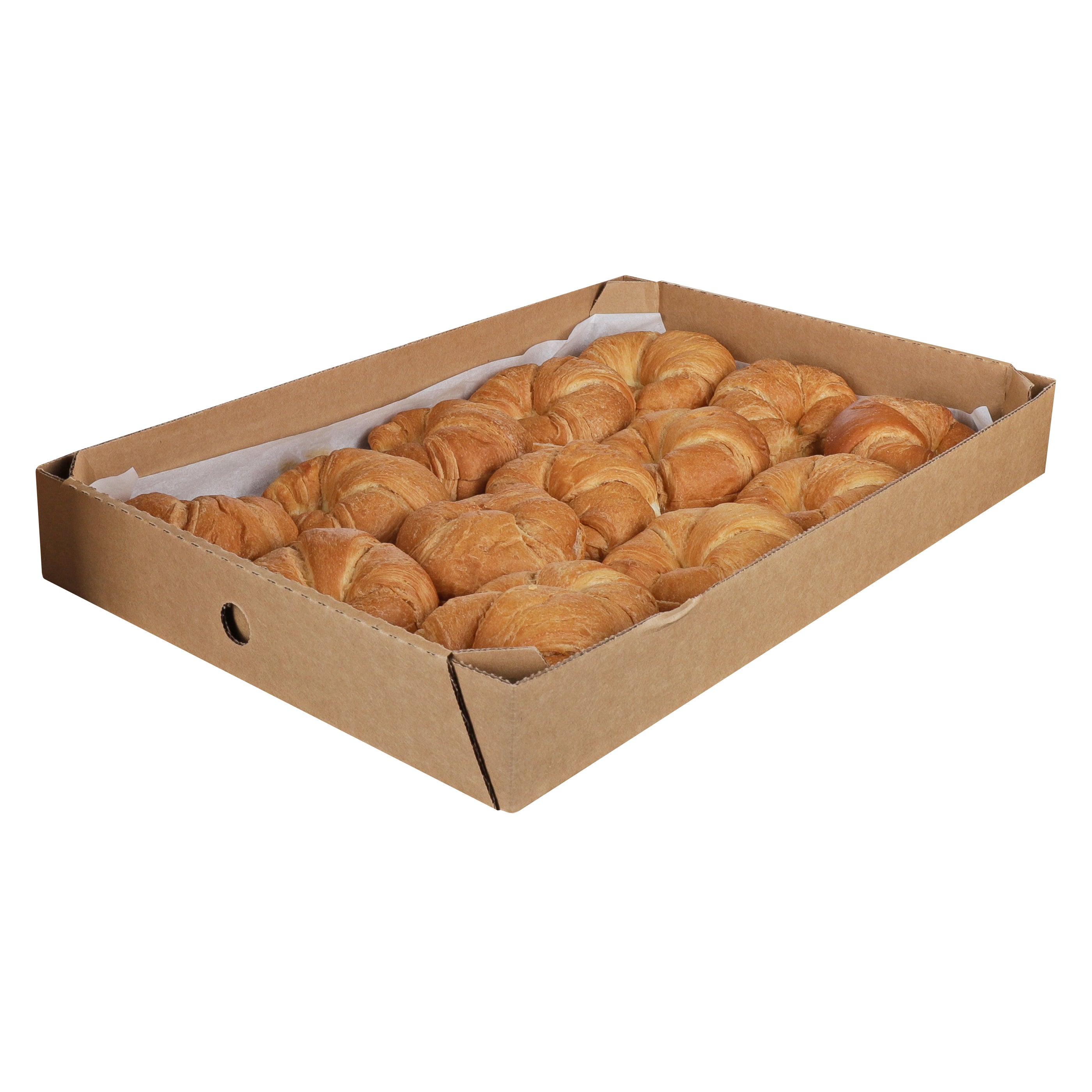 Vie De France Croissant Margarine Curved Sliced 2.5 Ounce Size - 60 Per Case.