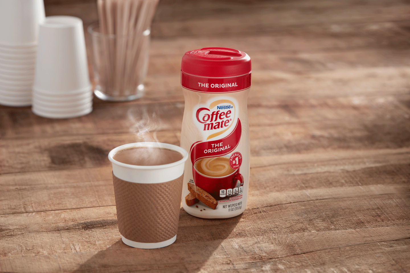 Coffee Mate Original Powder Canister X10.97 Ounce Size - 12 Per Case.