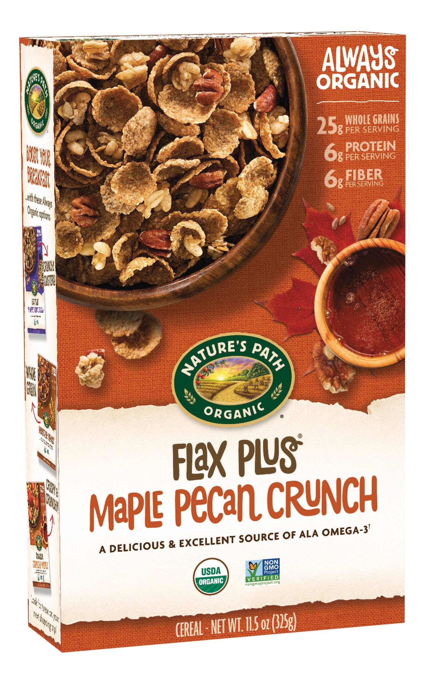 Nature's Path Nature's Path Flax Plus Maplepecan 11.5 Ounce Size - 12 Per Case.
