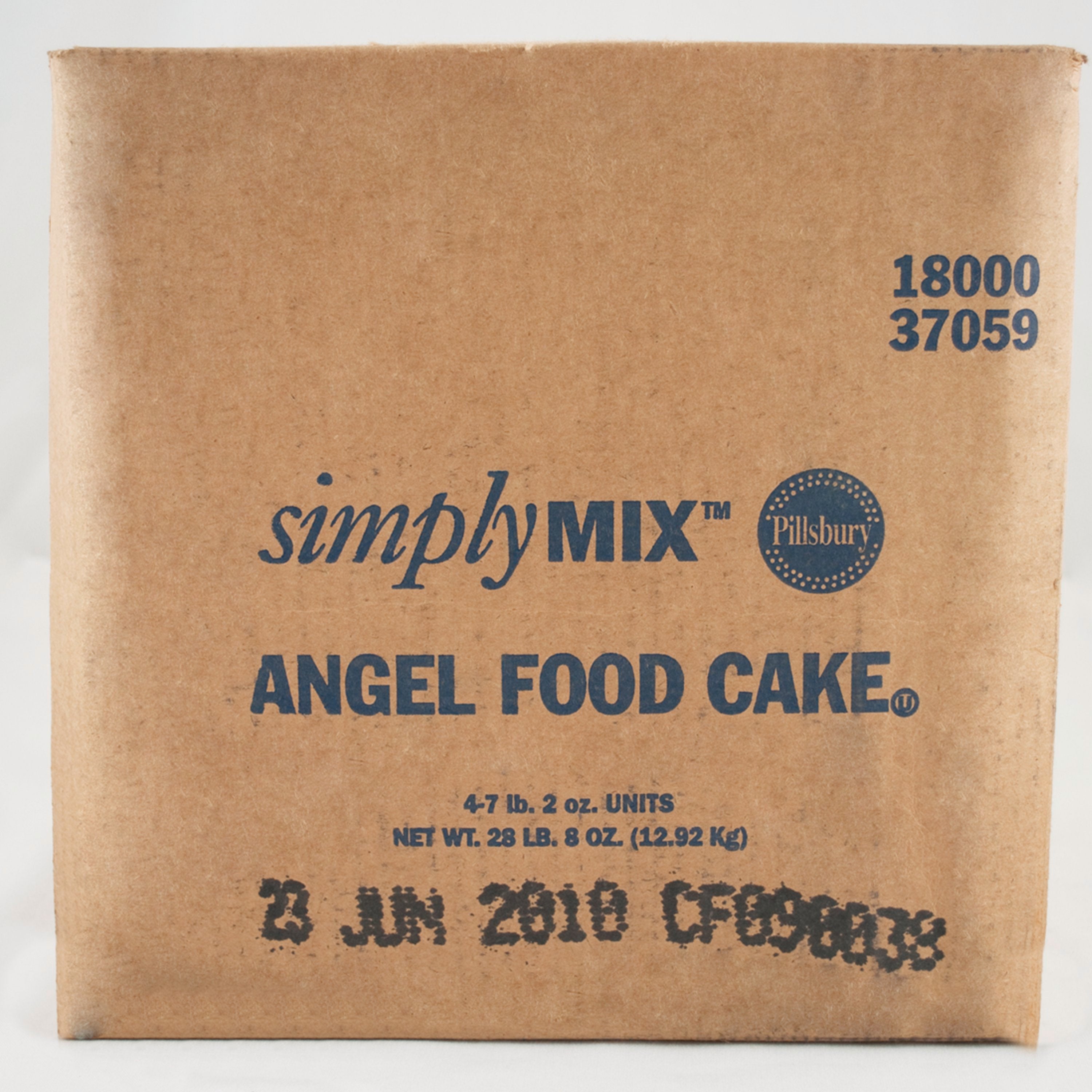 Pillsbury™ Cake Mix Simplymix™ Angel Food 114 Ounce Size - 4 Per Case.