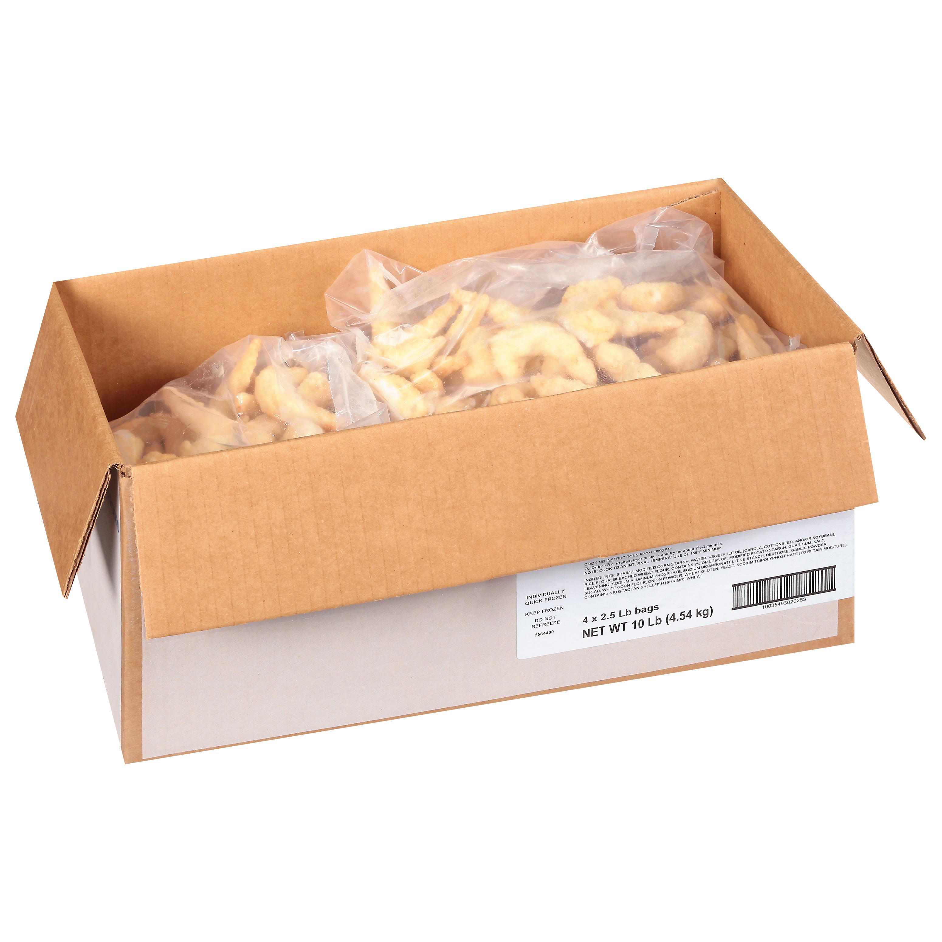 Battercrisp Shrimp 2.5 Pound Each - 4 Per Case.