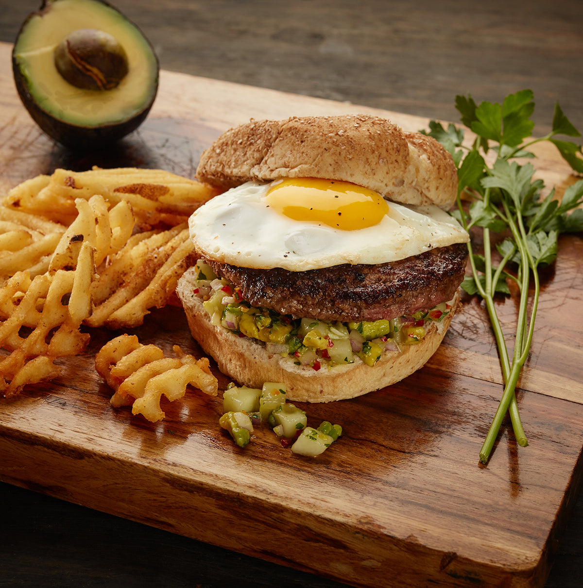 Double Red Provisions Frozen Beef Patties 5.33 Ounce Size - 45 Per Case.