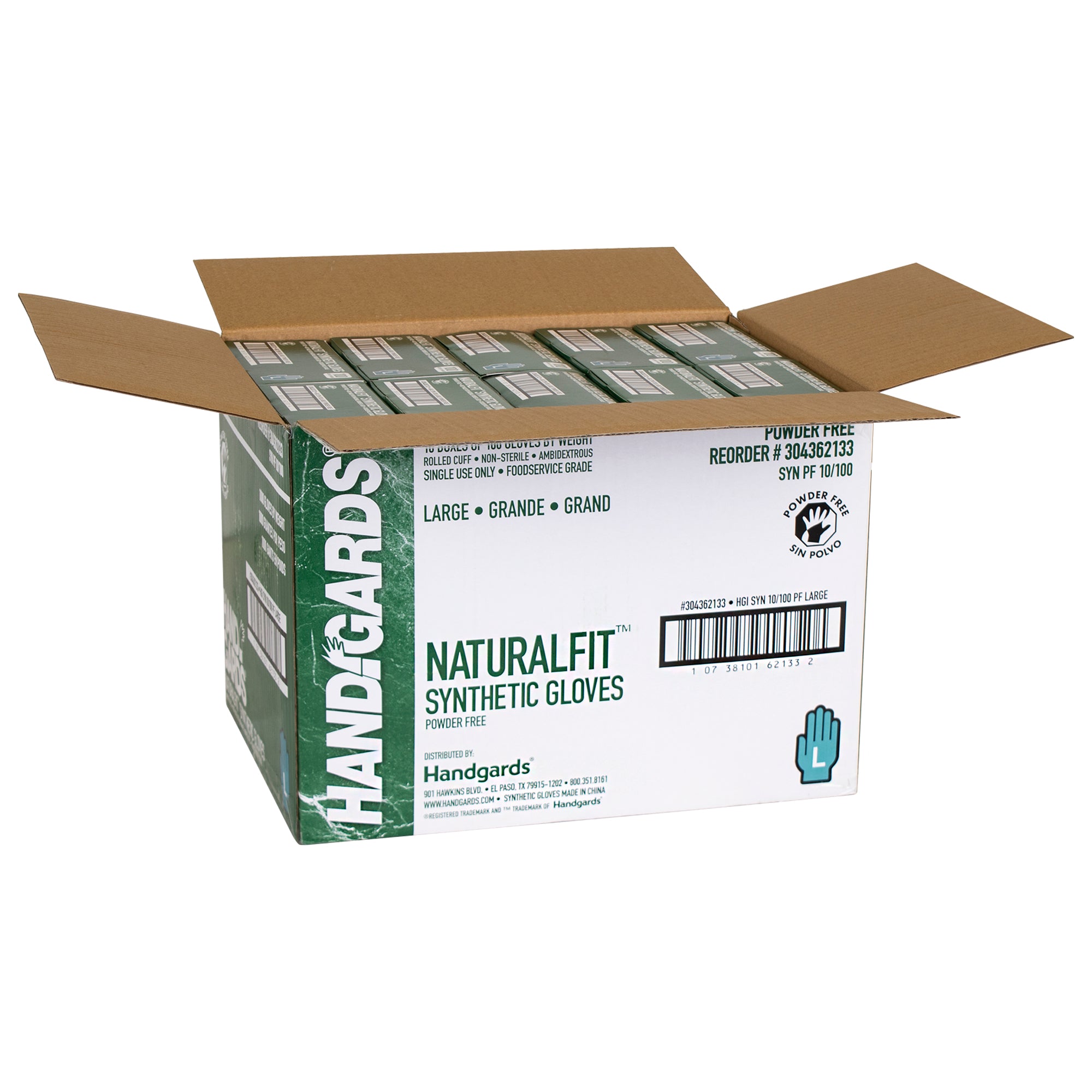 Glove Synthetic Powder Free Large 100 Each - 10 Per Case.