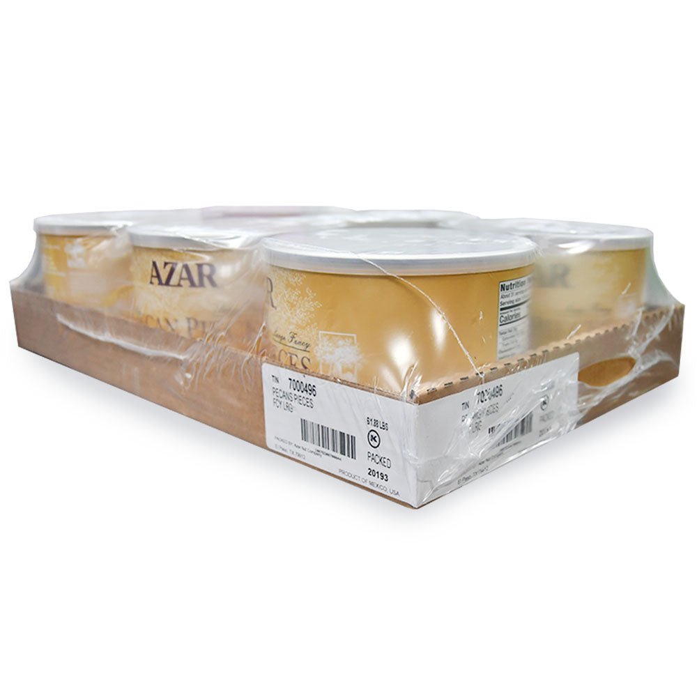 Az Pecan Pieces Lg Can 1.88 Pound Each - 6 Per Case.