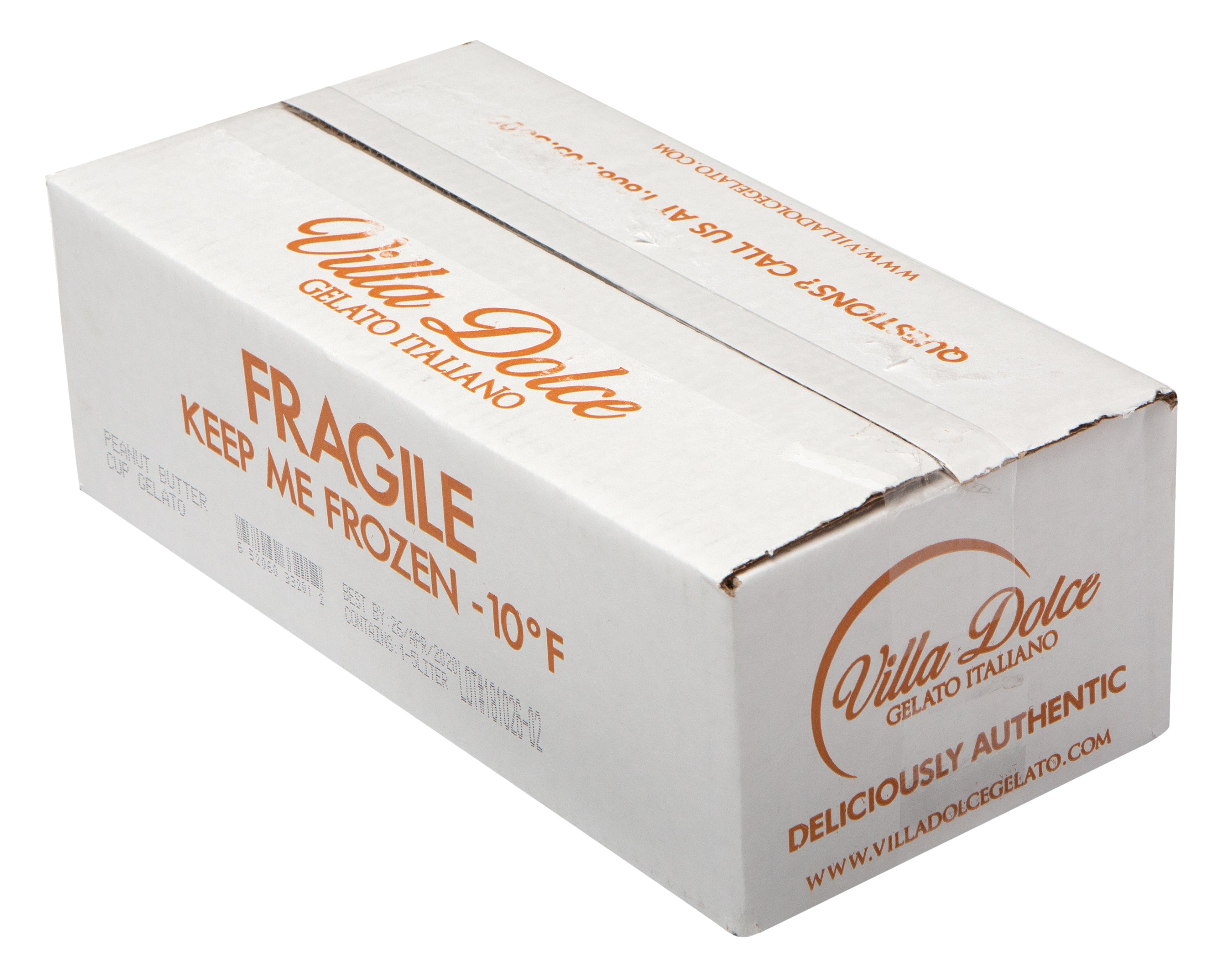 Villa Dolce Peanut Butter Cup Gelato 5 Liter - 1 Per Case.