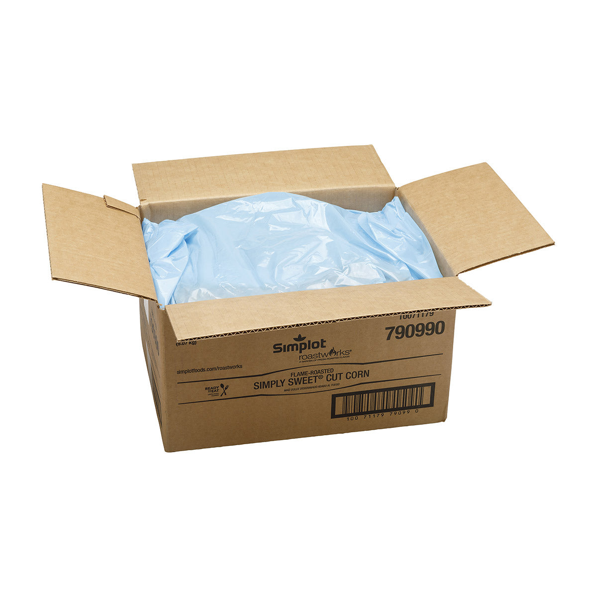 Simplot Roastworks Roasted Simply Sweet Cut Corn 20 Pound Each - 1 Per Case.