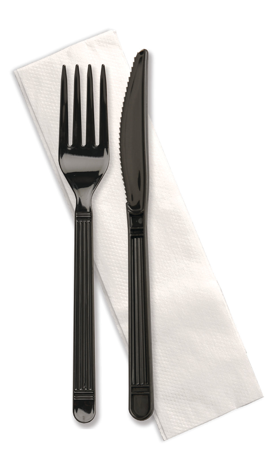 Forum Ebony Forkknife Napkin 250 Each - 250 Per Case.