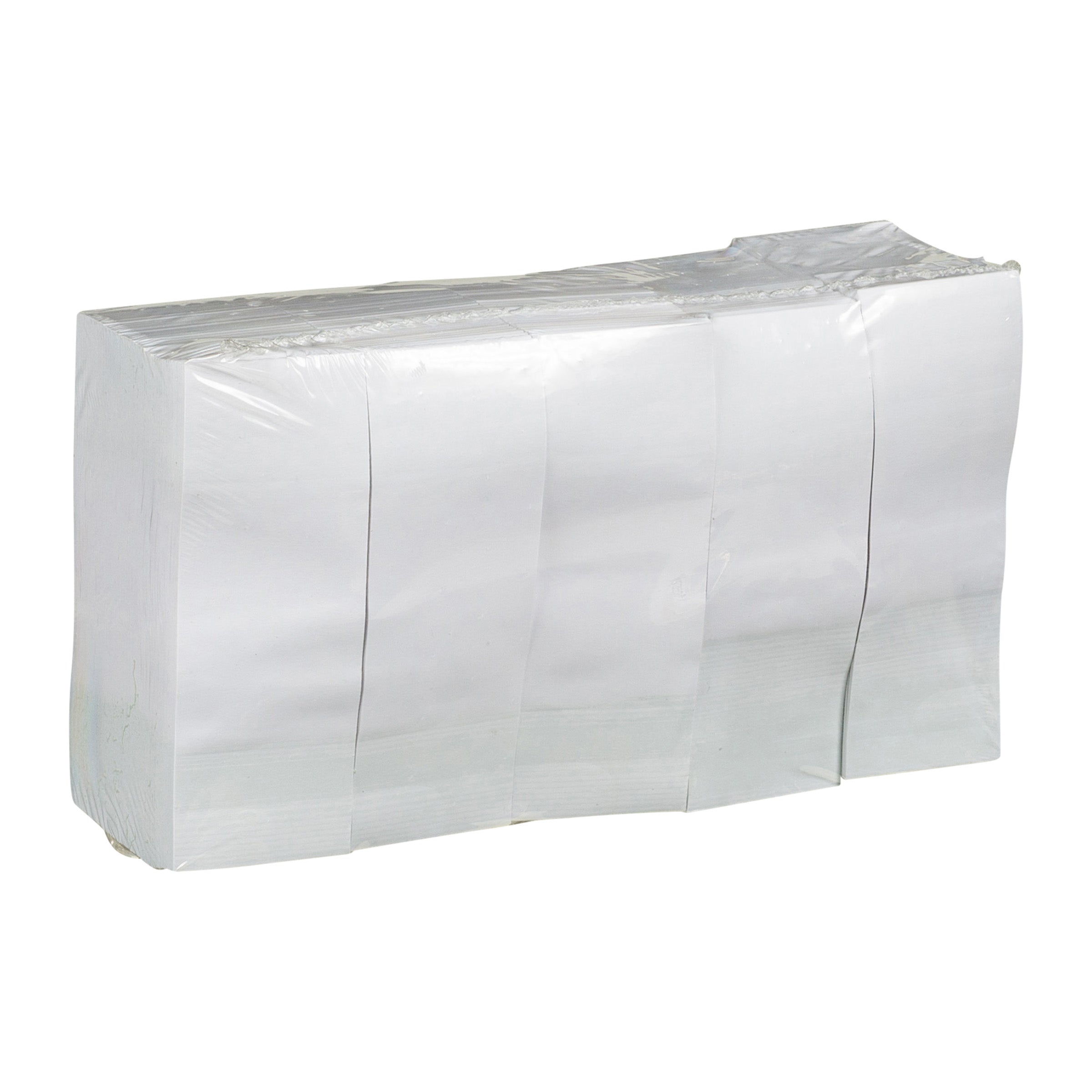 Band Napkin Flat White Paper Shrinkwrapped 2500 Each - 4 Per Case.