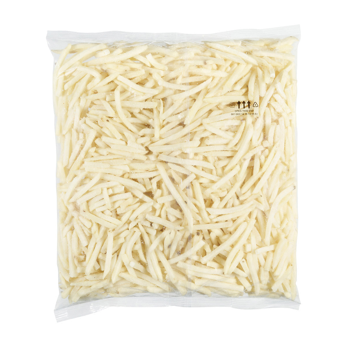 Simplot Conquest Delivery 4" Clear Coatedshoestring Cut Fries 4.5 Pound Each - 6 Per Case.
