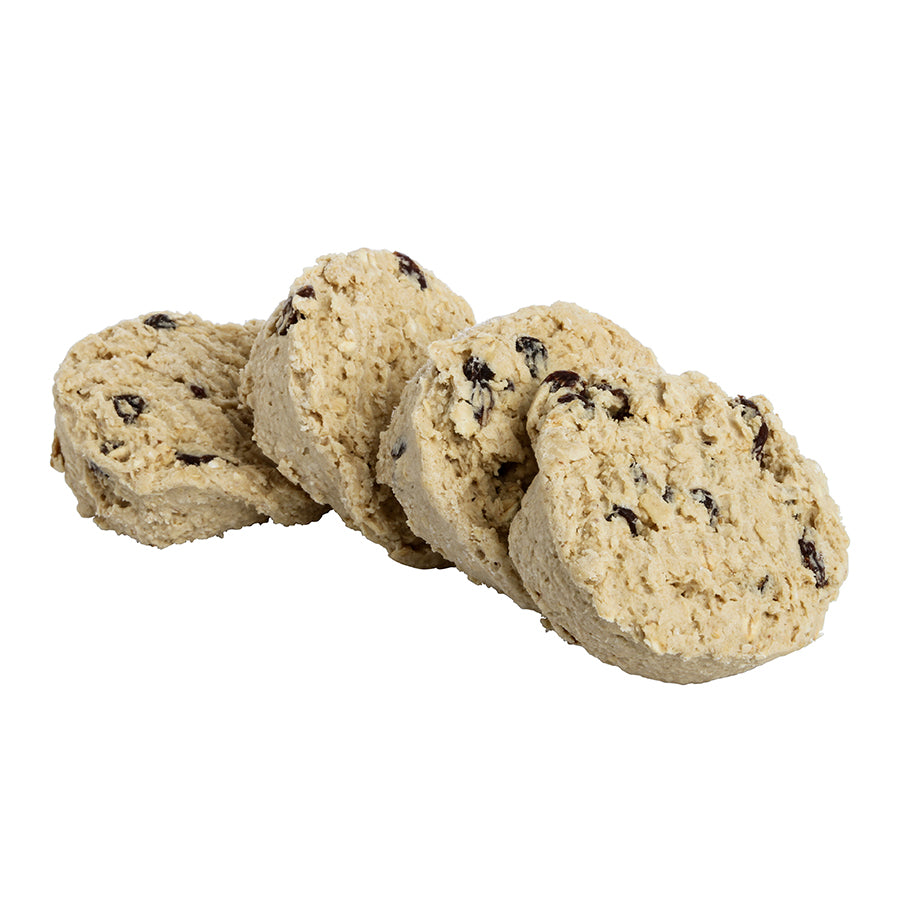 Frozen Cookie Dough Oatmeal Raisin Bulk Bag 4 Ounce Size - 80 Per Case.