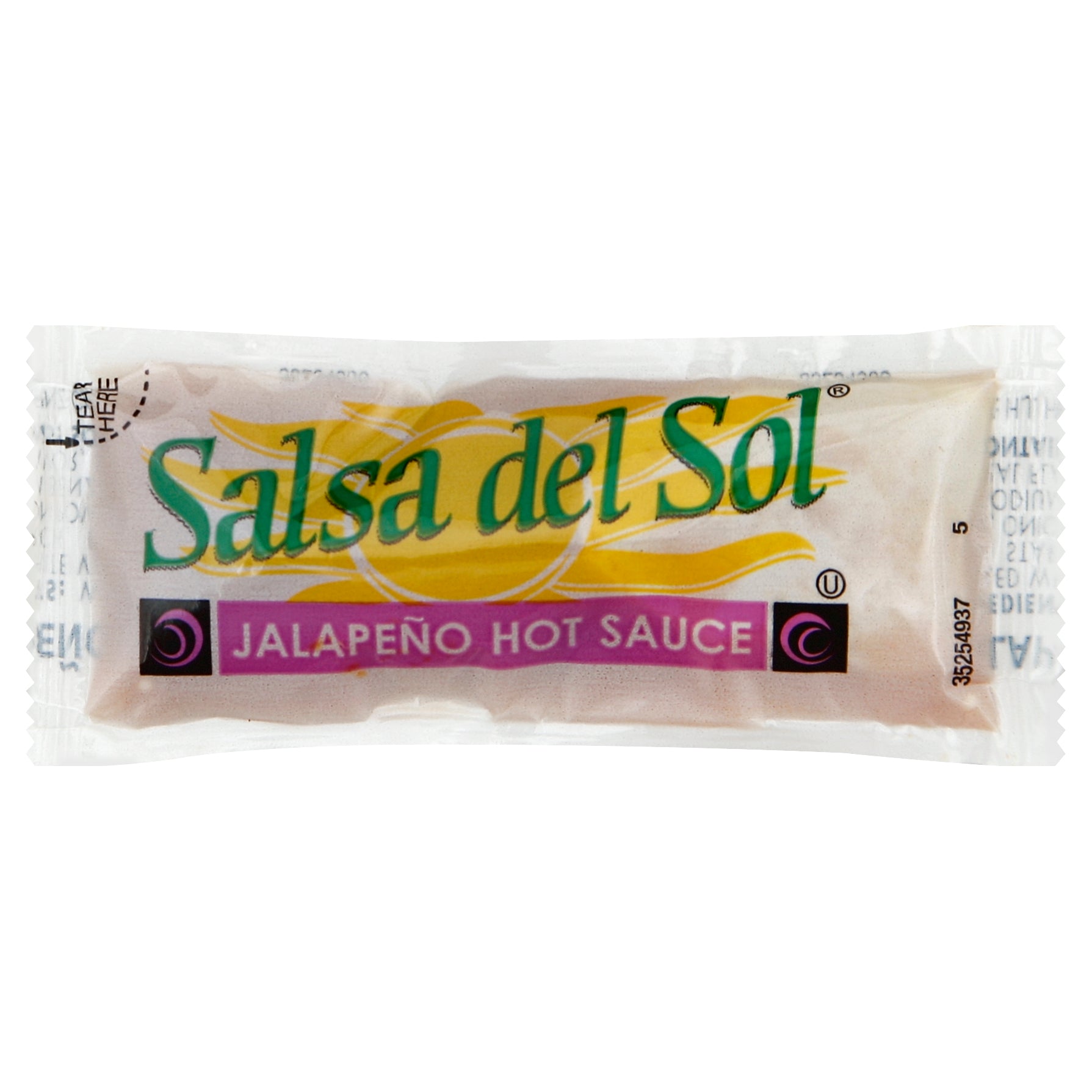 SALSA DEL SOL Single Serve Jalapeño Hot Sauce 9 Gram Packets(500)