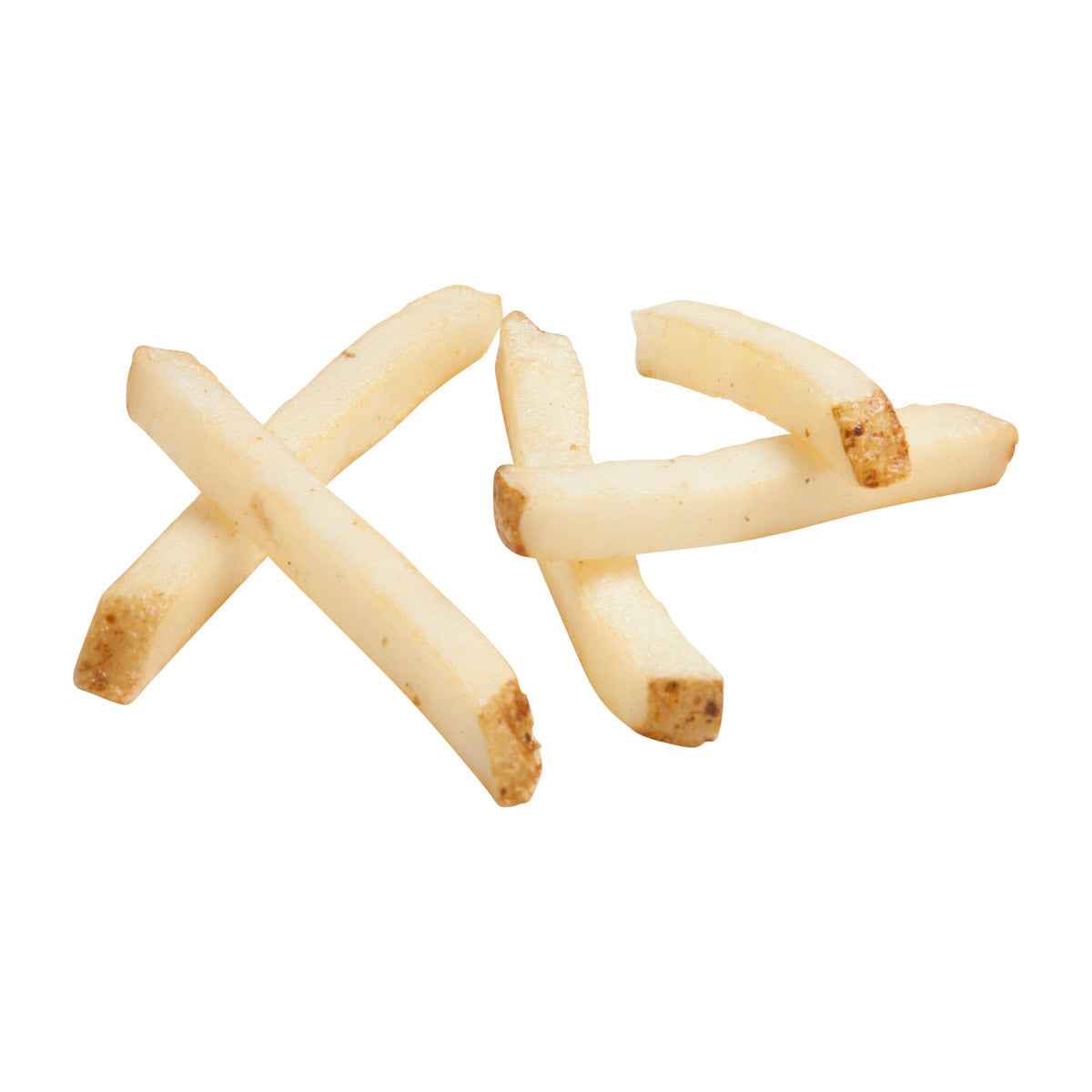 Simplot Select Recipe 6" Sea Salt Straightcut Fries Skin On 5 Pound Each - 6 Per Case.