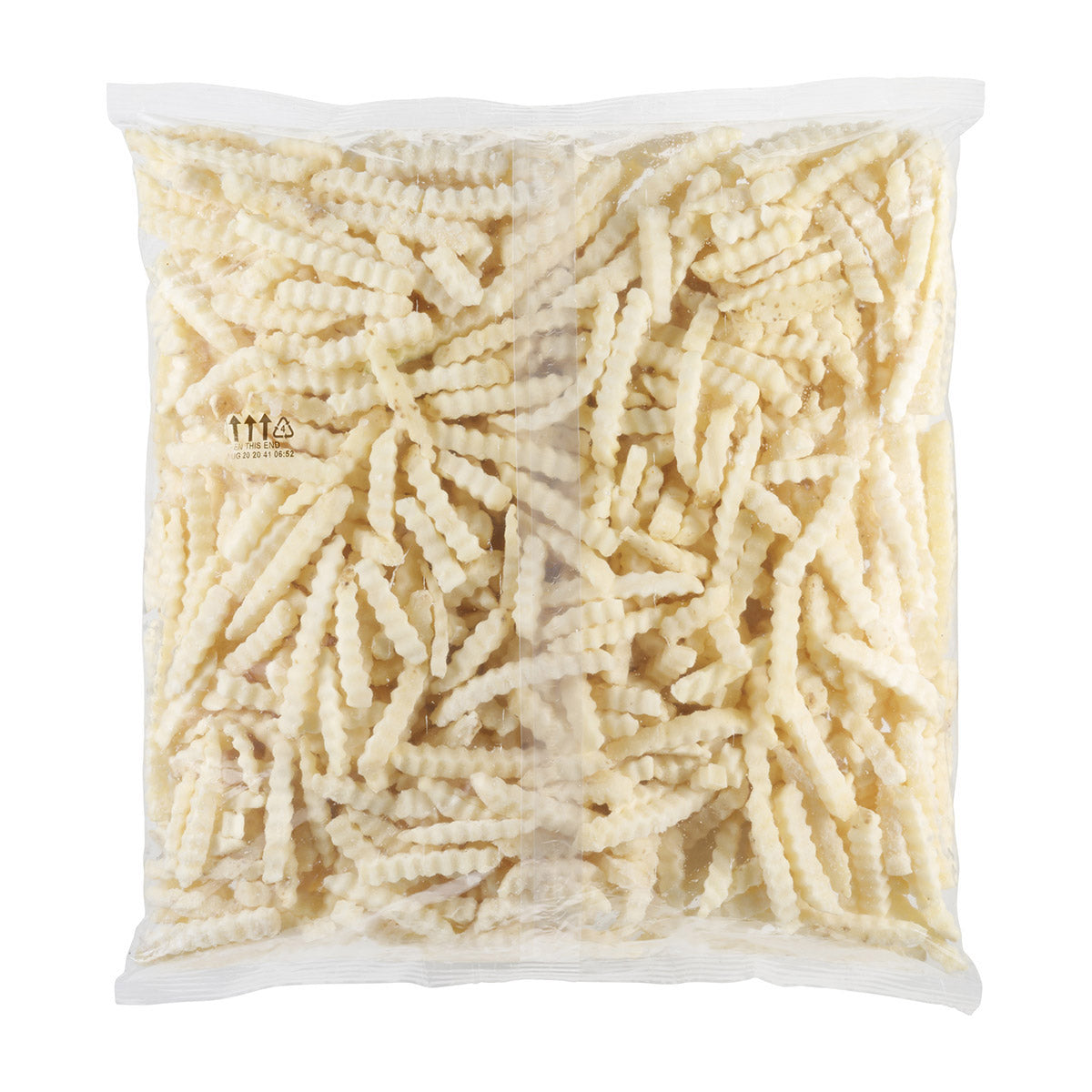 Simplot Conquest Delivery 6" Clear Coatedcrinkle Cut Fries 5 Pound Each - 6 Per Case.