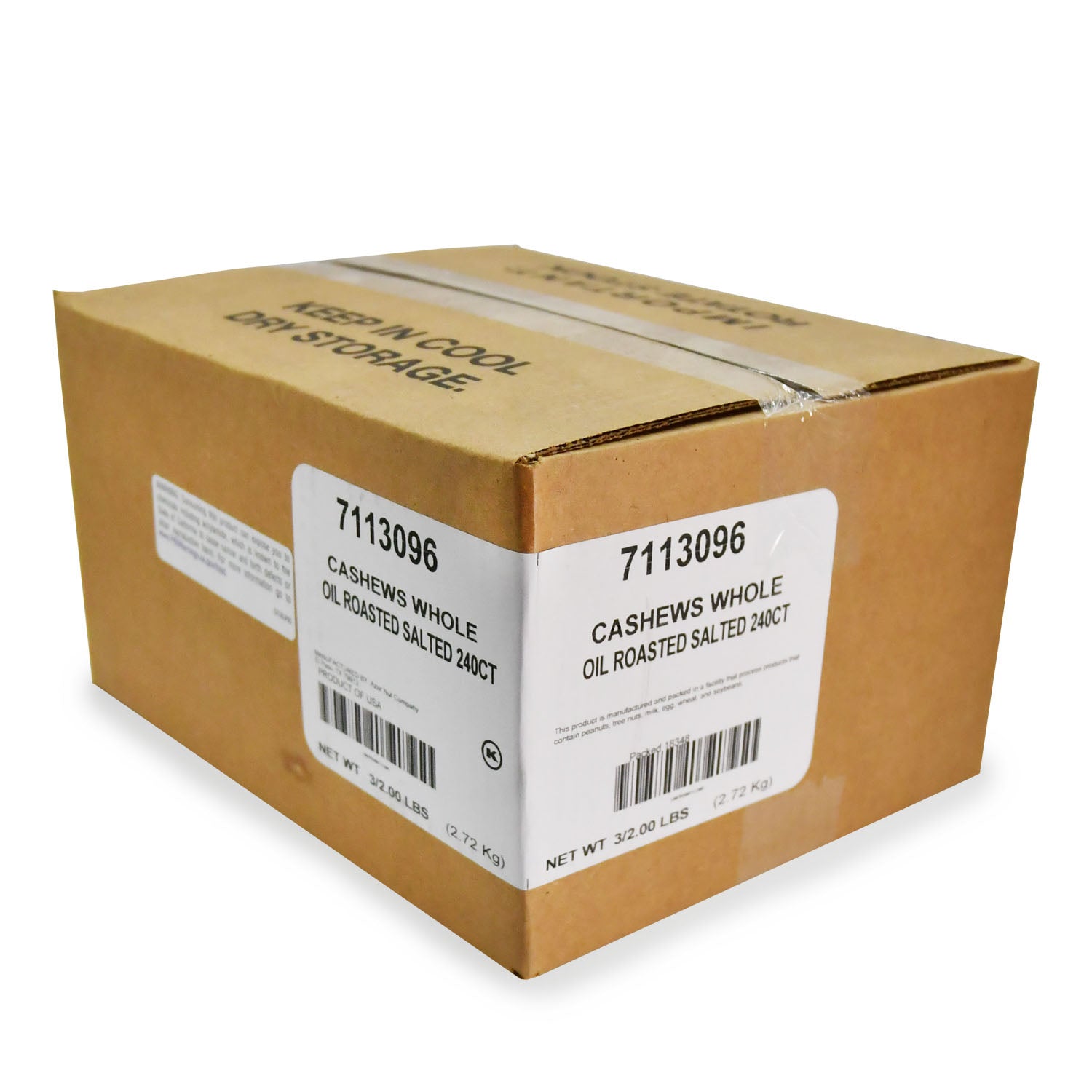 Az Cashews Rs Bag 2 Pound Each - 3 Per Case.