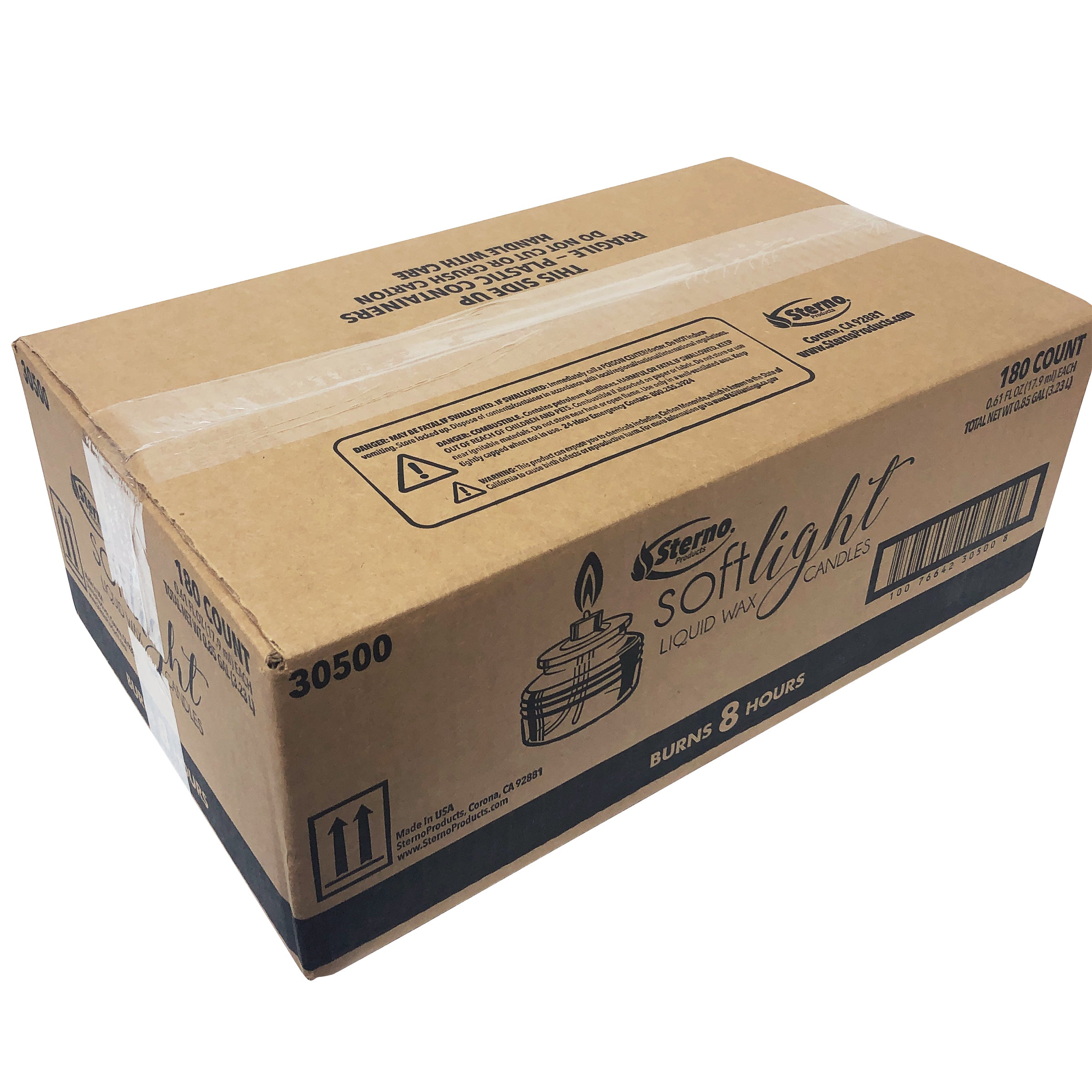 Hr Soft Light Liquid Wax Candles 180 Each - 1 Per Case.
