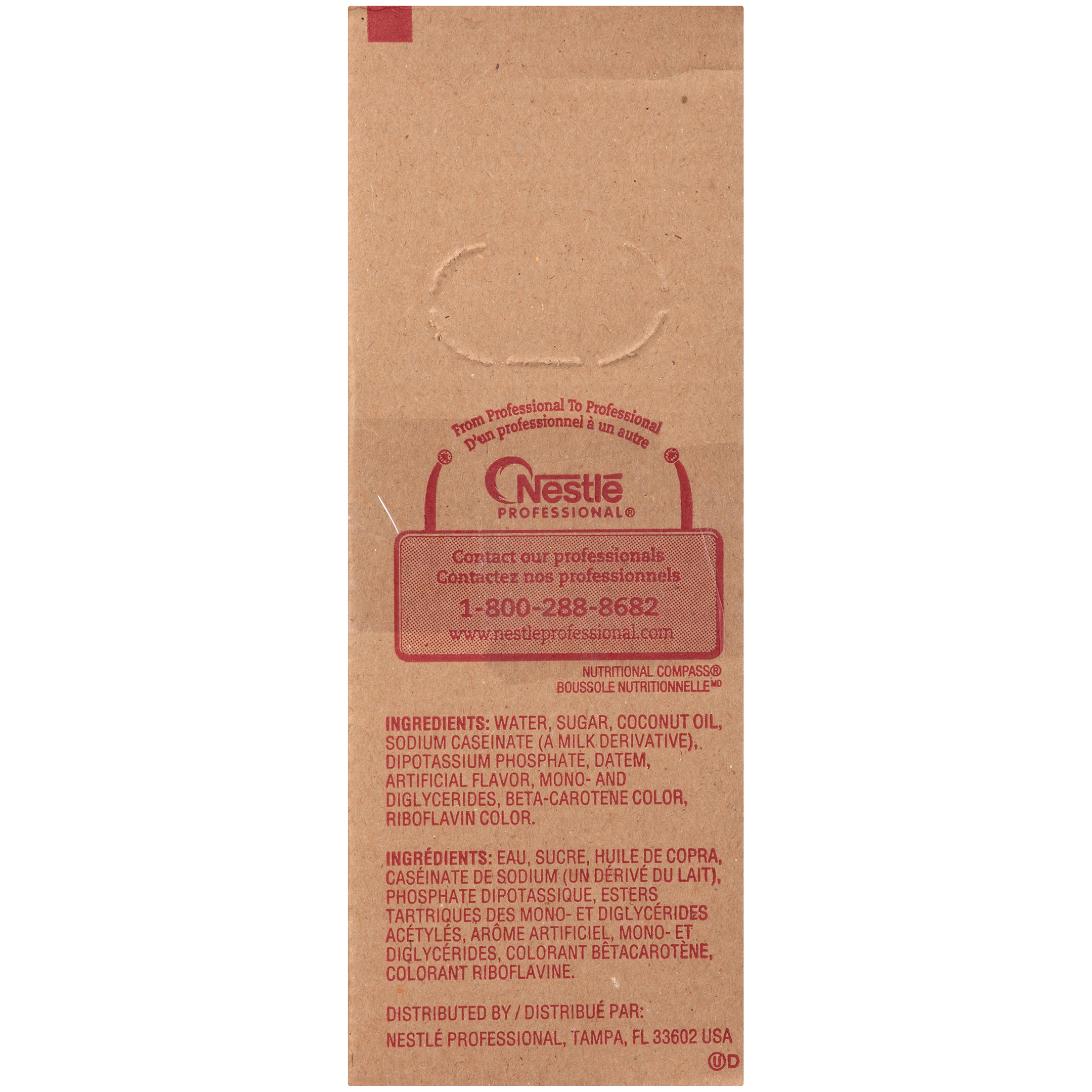 Coffee Mate Hazelnut Coffee Whitener Box 1.5 Gallon - 3 Per Case.