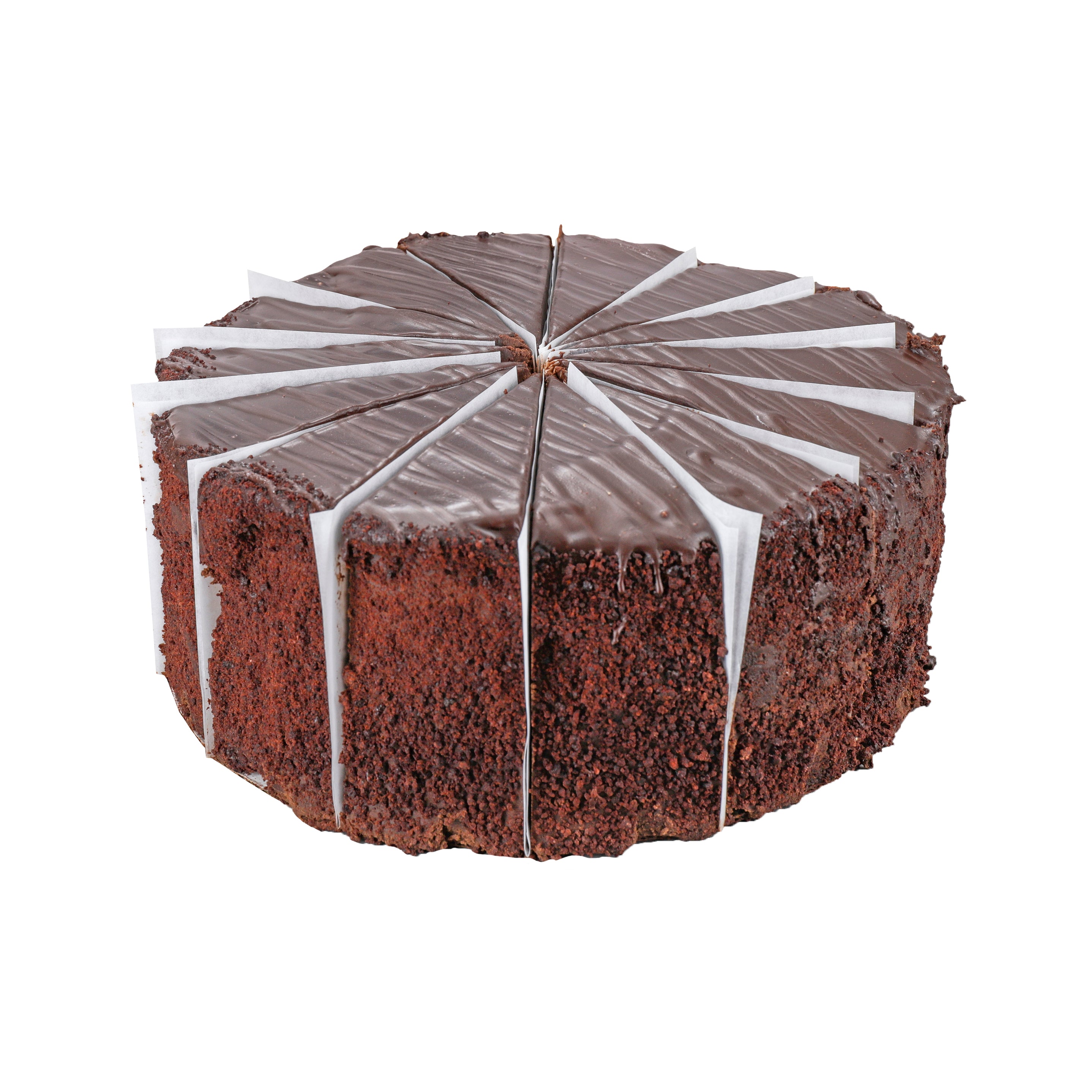 Cake Chocolate Big Slice Layer Frozen 7 Pound Each - 2 Per Case.