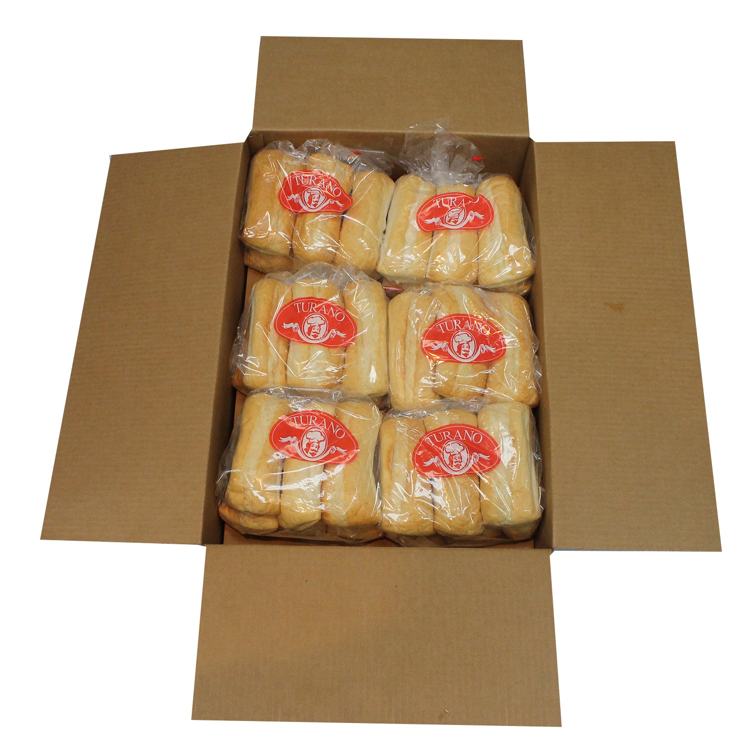 5" Hearth Sixer Roll 4 Ounce Size - 72 Per Case.