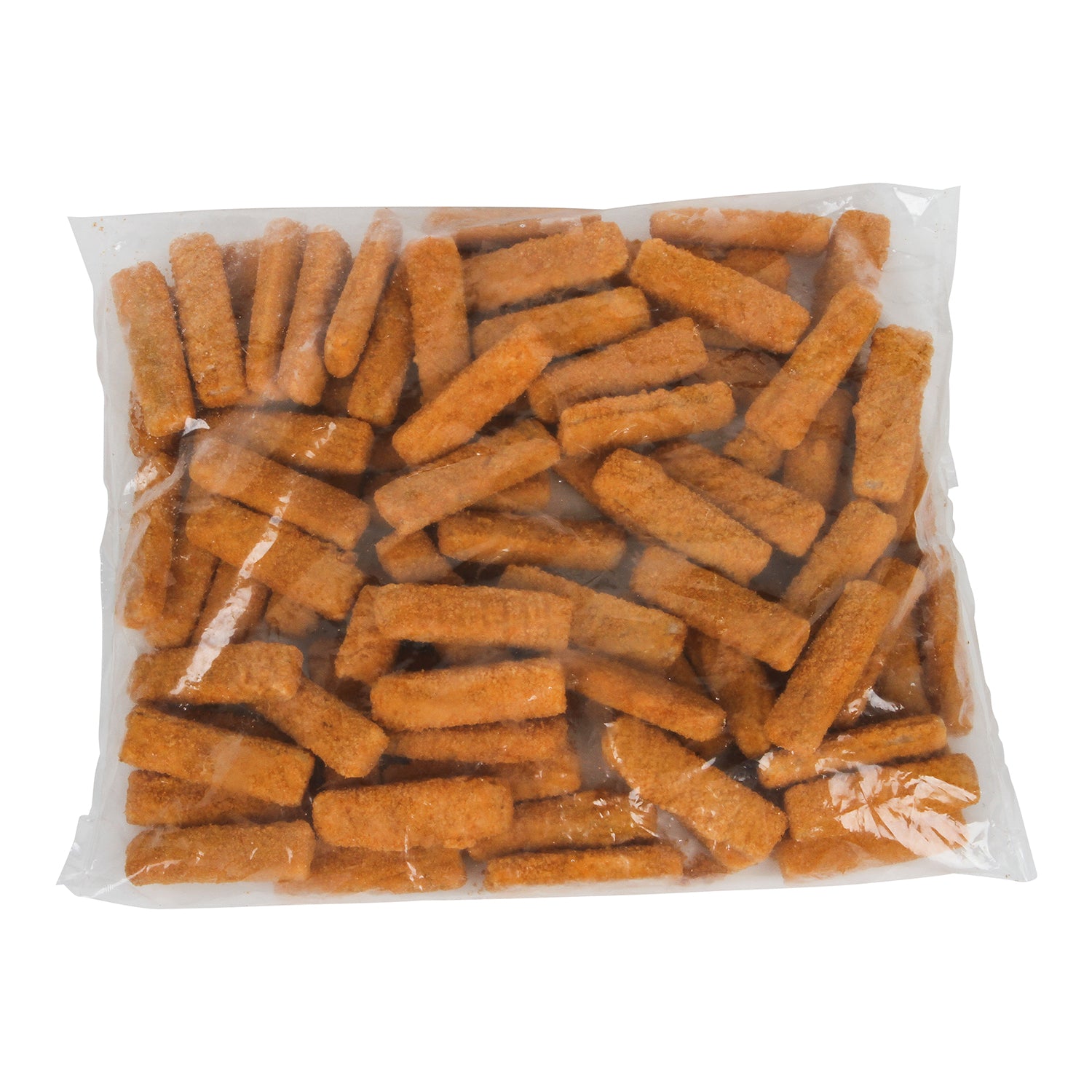 Oven Ready Breaded Pollock Sticks Msc 10 Pound Each - 1 Per Case.