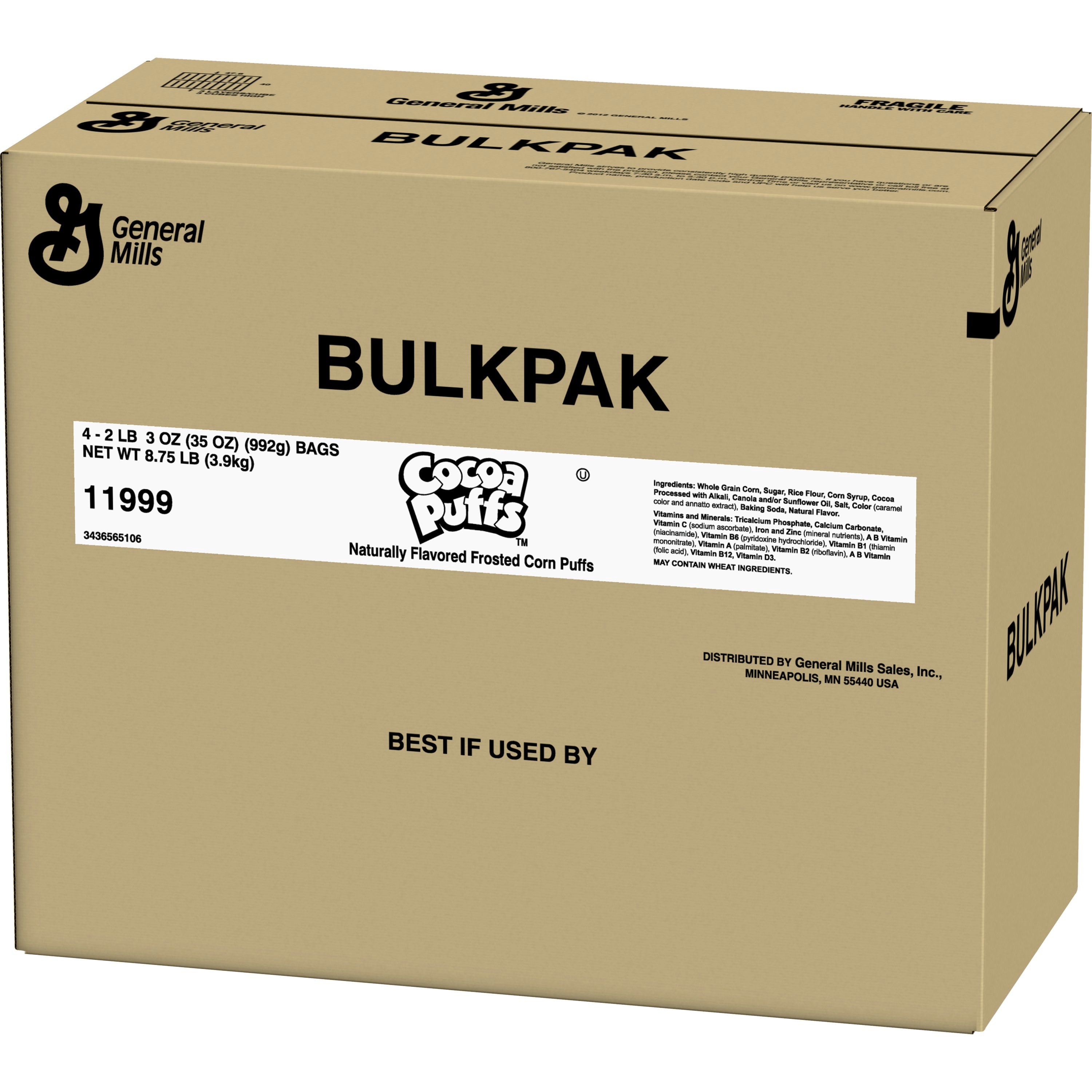 Cocoa Puffs™ Cereal Bulkpack 35 Ounce Size - 4 Per Case.