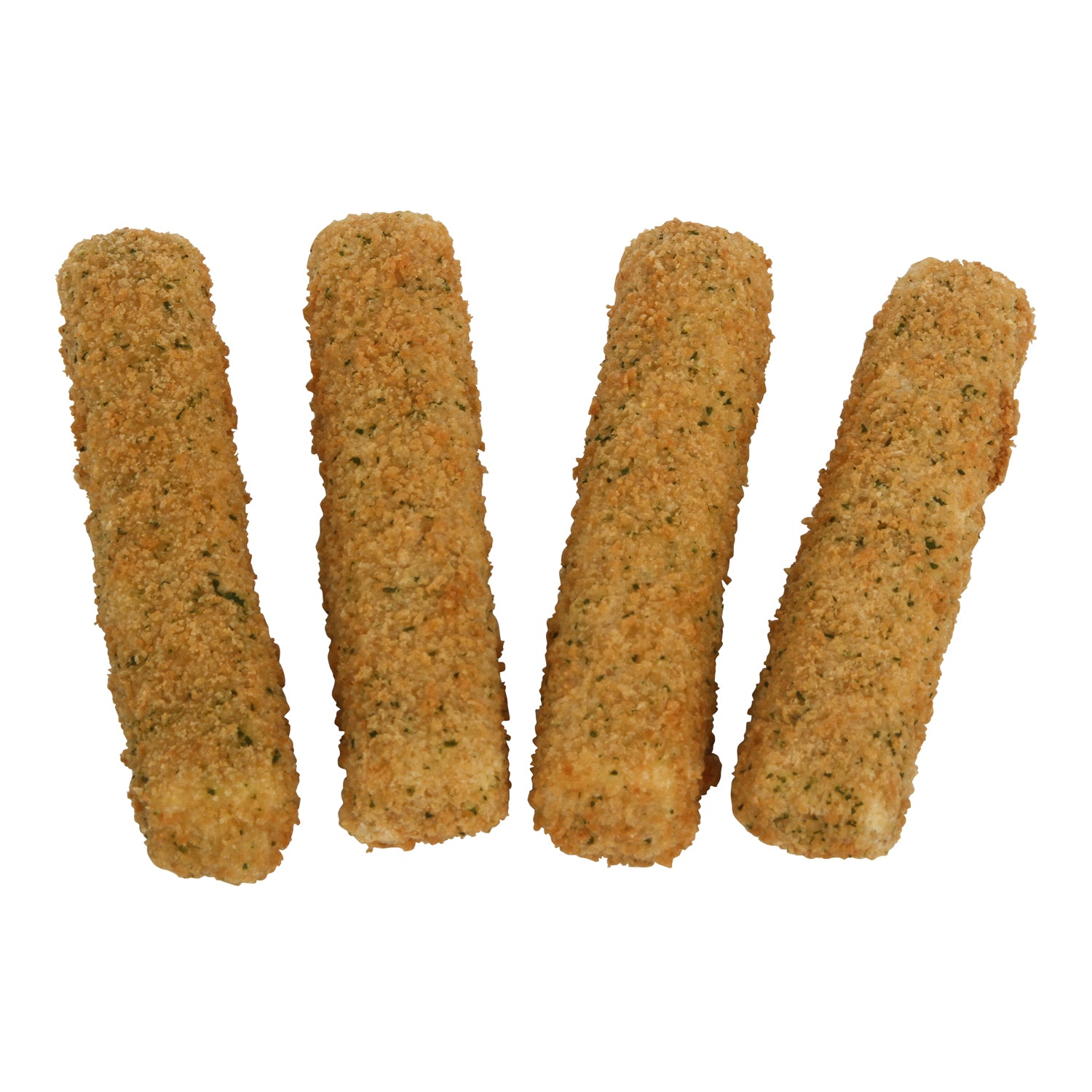 Whole Grain Crunchy Breaded Mozzarella Cheese Sticks 5.445 Pound Each - 4 Per Case.
