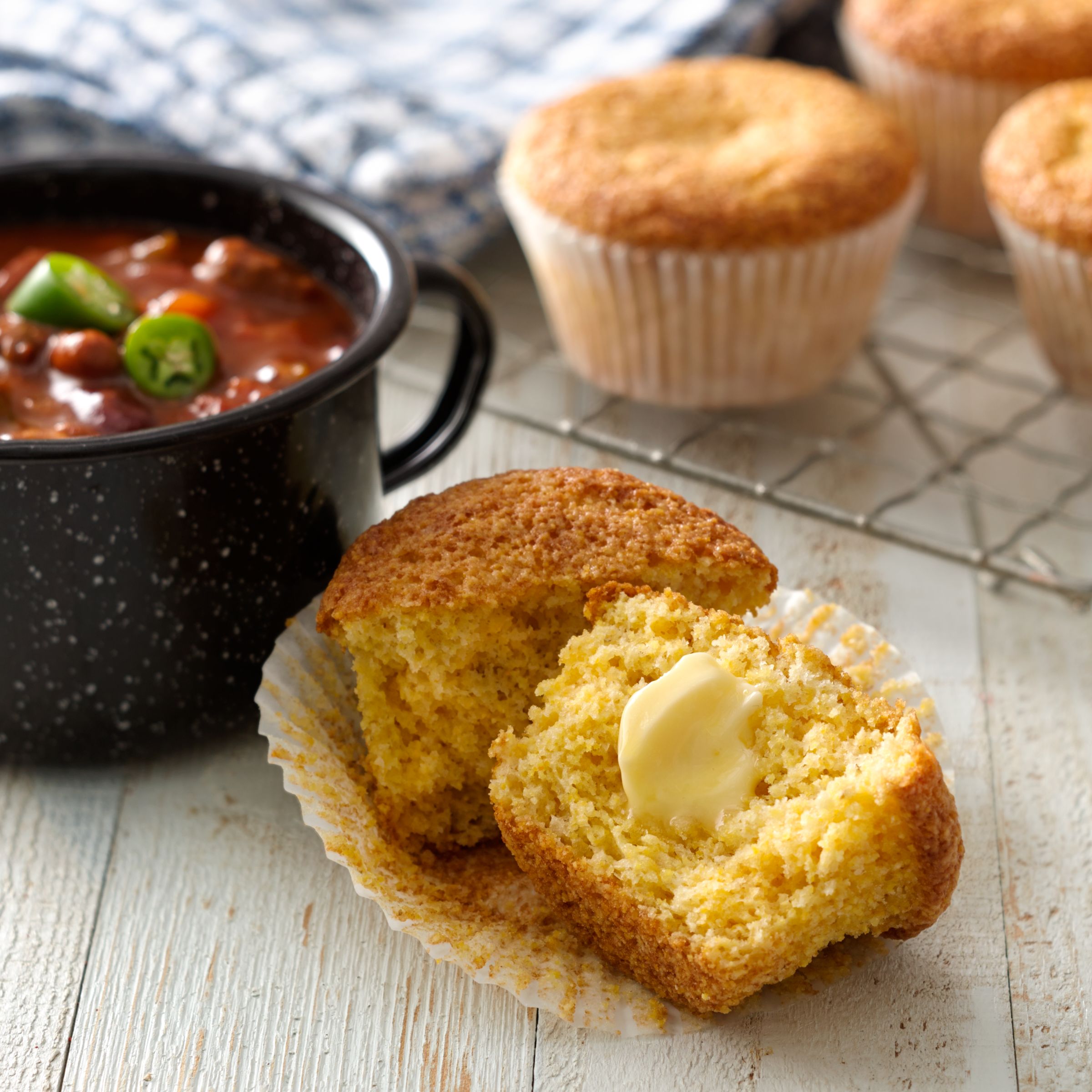 Pillsbury™ Place & Bake™ Frozen Muffindough Puck Corn Muffin 20.25 Pound Each - 1 Per Case.