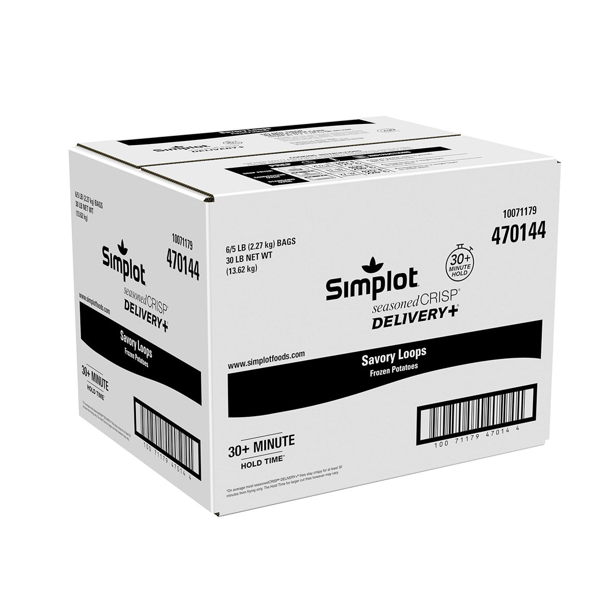 Simplot Seasonedcrisp Savory Battered Loopsskin On 5 Pound Each - 6 Per Case.