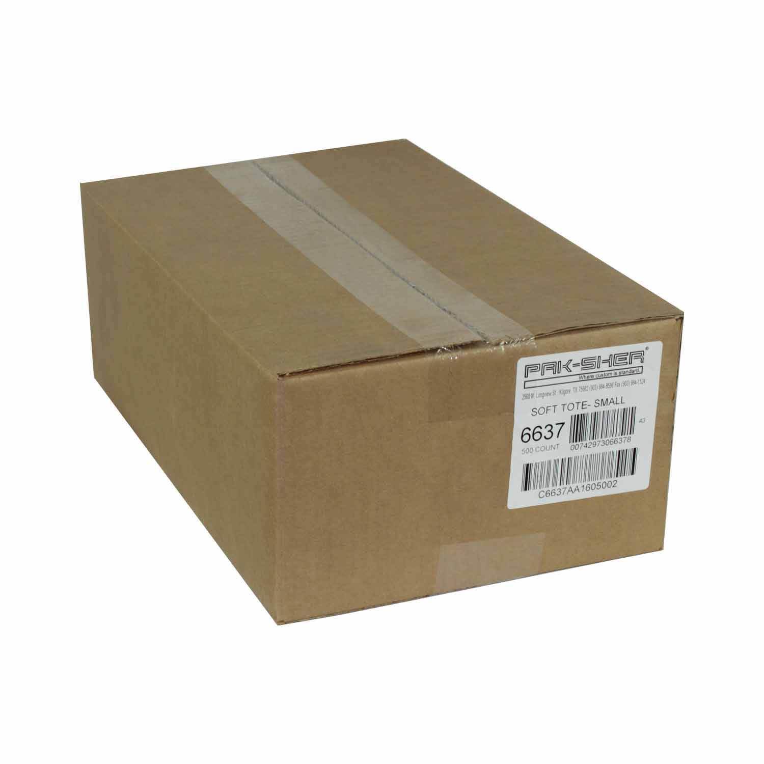 Pak Sher Tote Bag Soft White 500 Each - 1 Per Case.