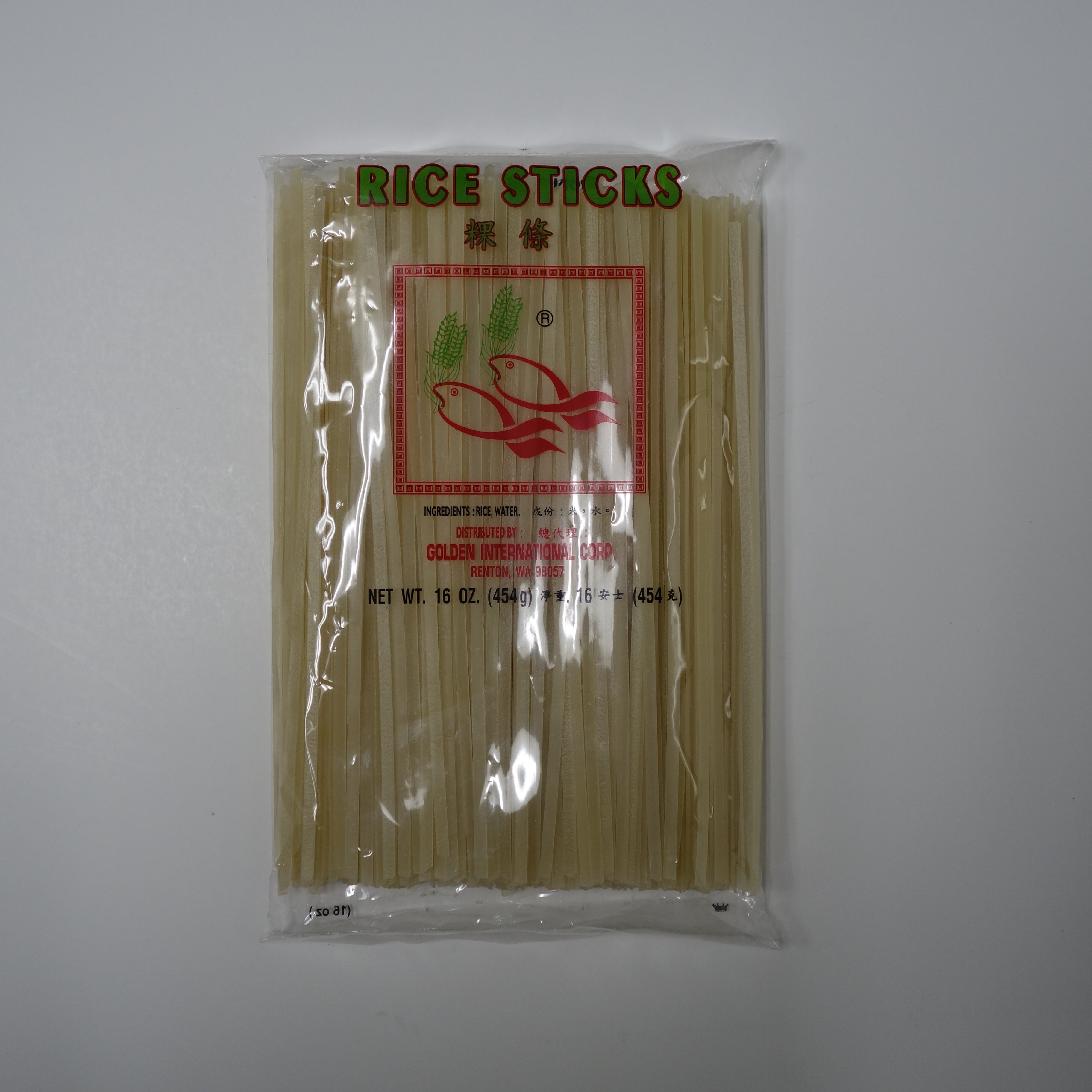 Fish Rice Sticks 16 Ounce Size - 30 Per Case.