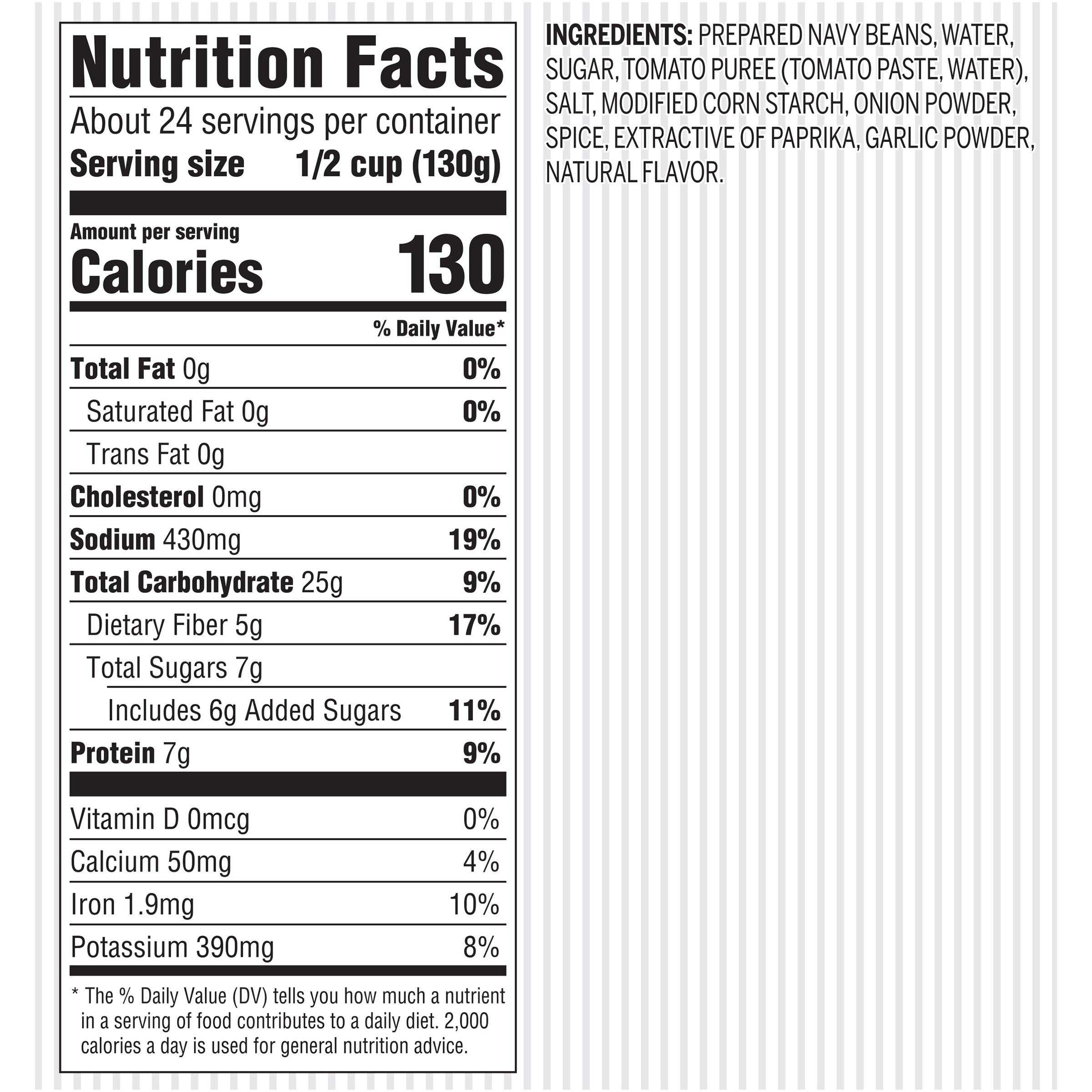 Showboat Vegetarian Beans In Tomato Sauce 112 Ounce Size - 6 Per Case.