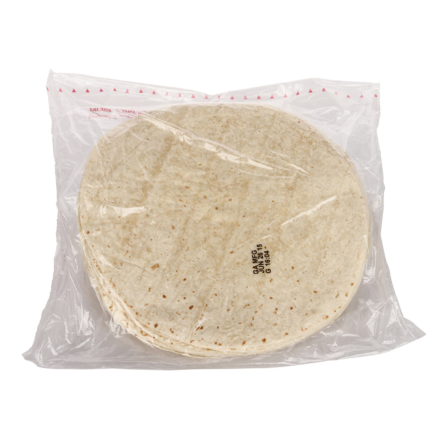 Mission 2" Heat Pressed Flour Tortillas 12 Count Packs - 8 Per Case.