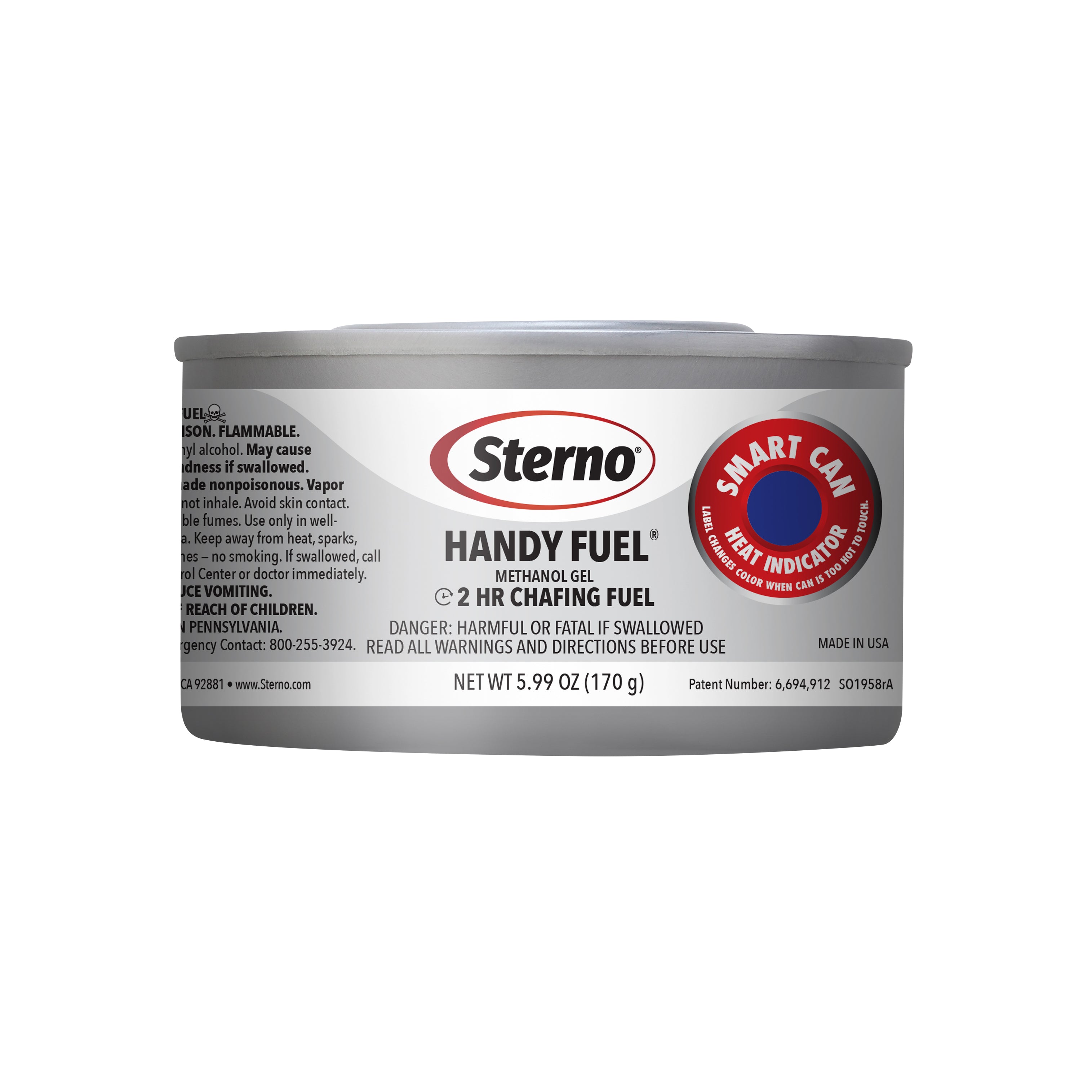 Hour Sterno Handy Fuel Methanol Gel Chafingdish Fuel 72 Each - 1 Per Case.
