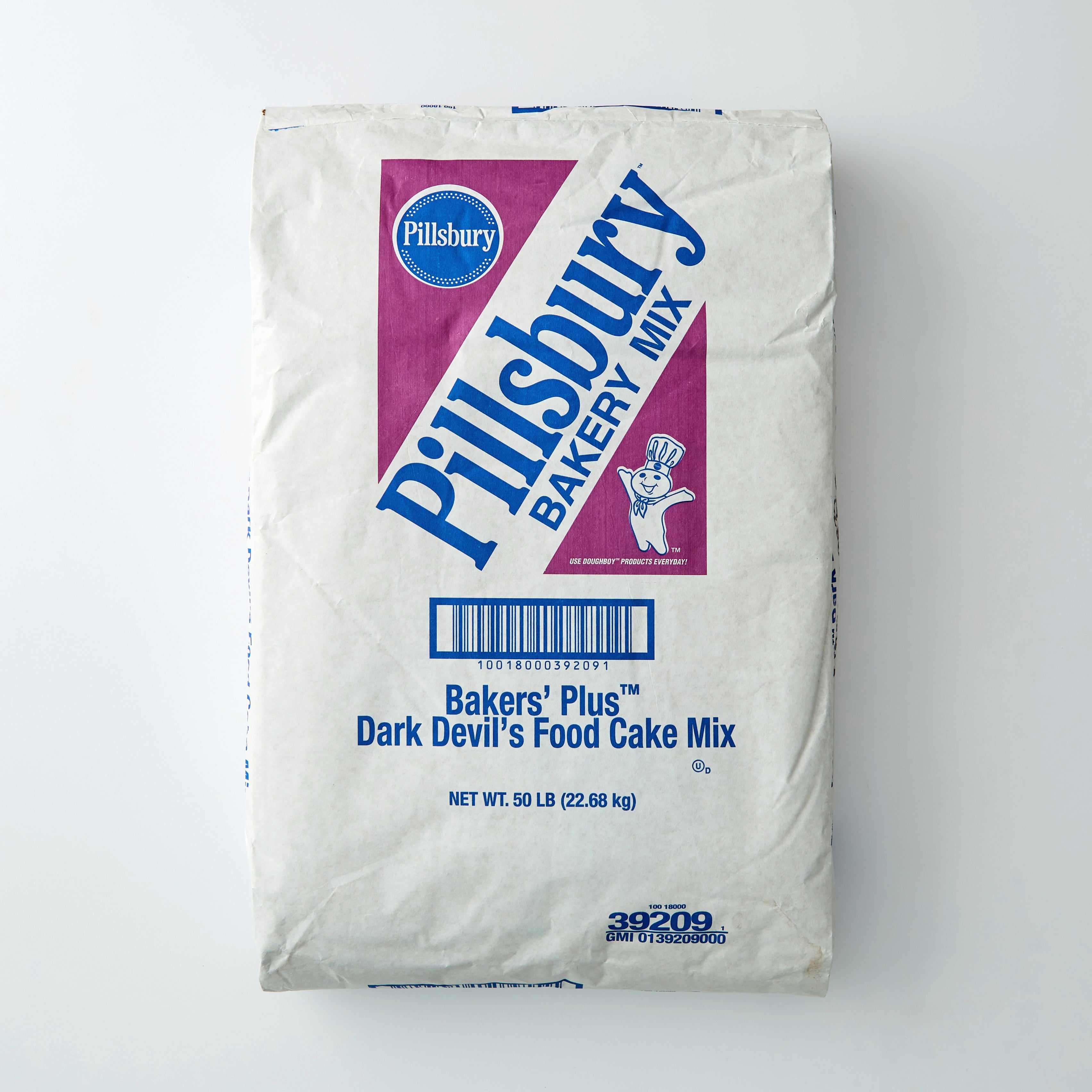 Pillsbury™ Bakers' Plus™ Cake Mix Darkdevil's Food 50 Pound Each - 1 Per Case.