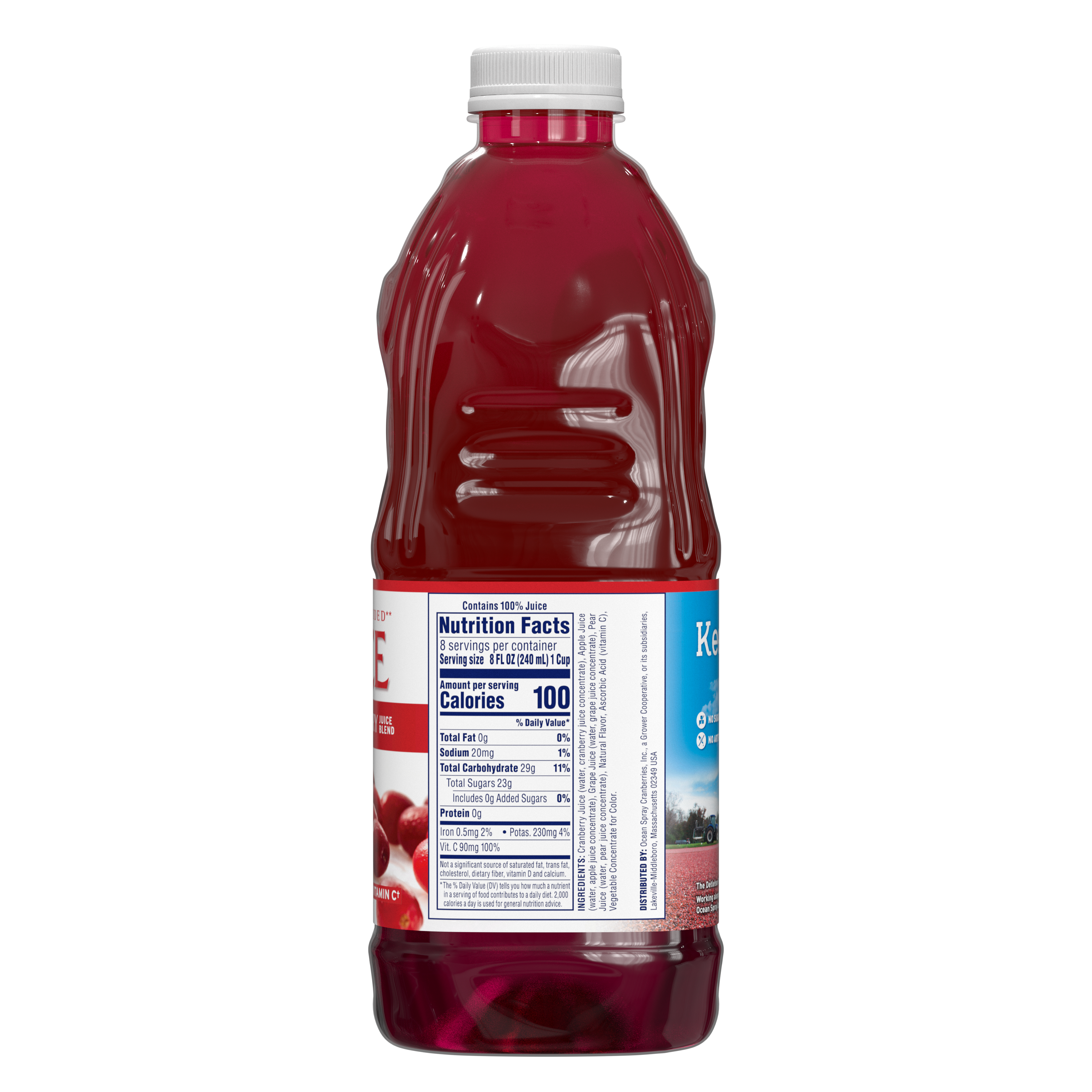 Cranberry 64 Fluid Ounce - 8 Per Case.