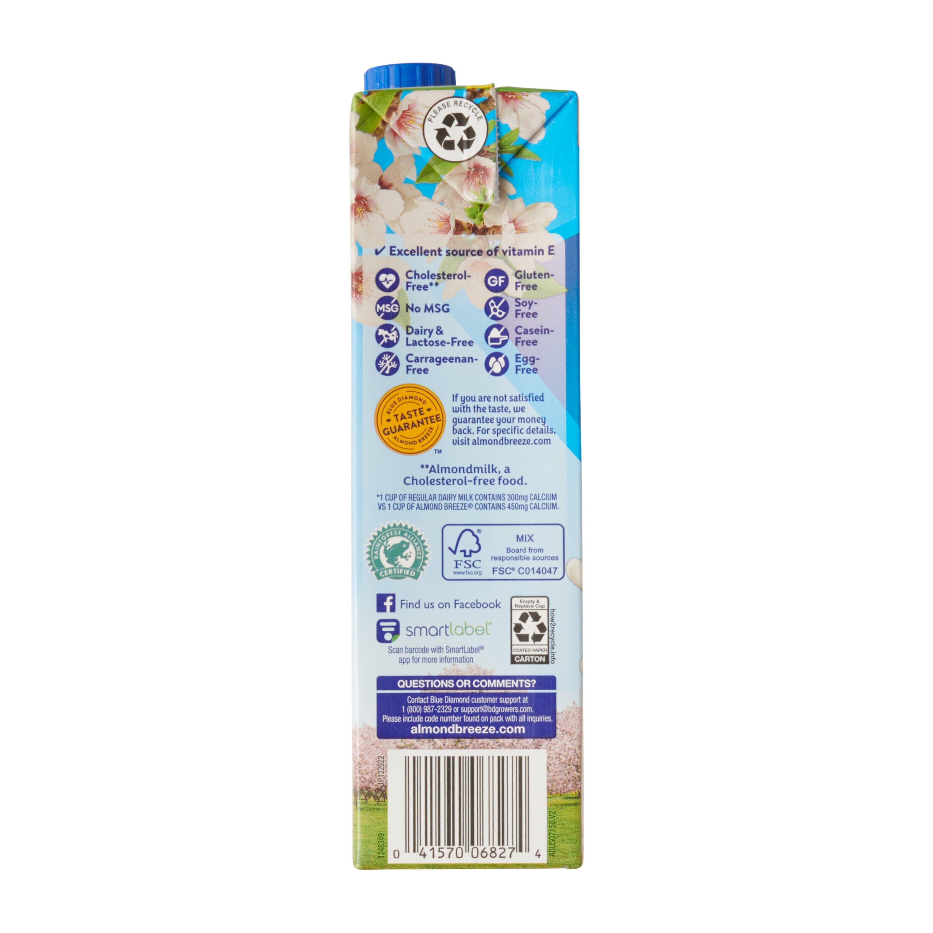 Blue Diamond Beverage Original 32 Ounce Size - 12 Per Case.