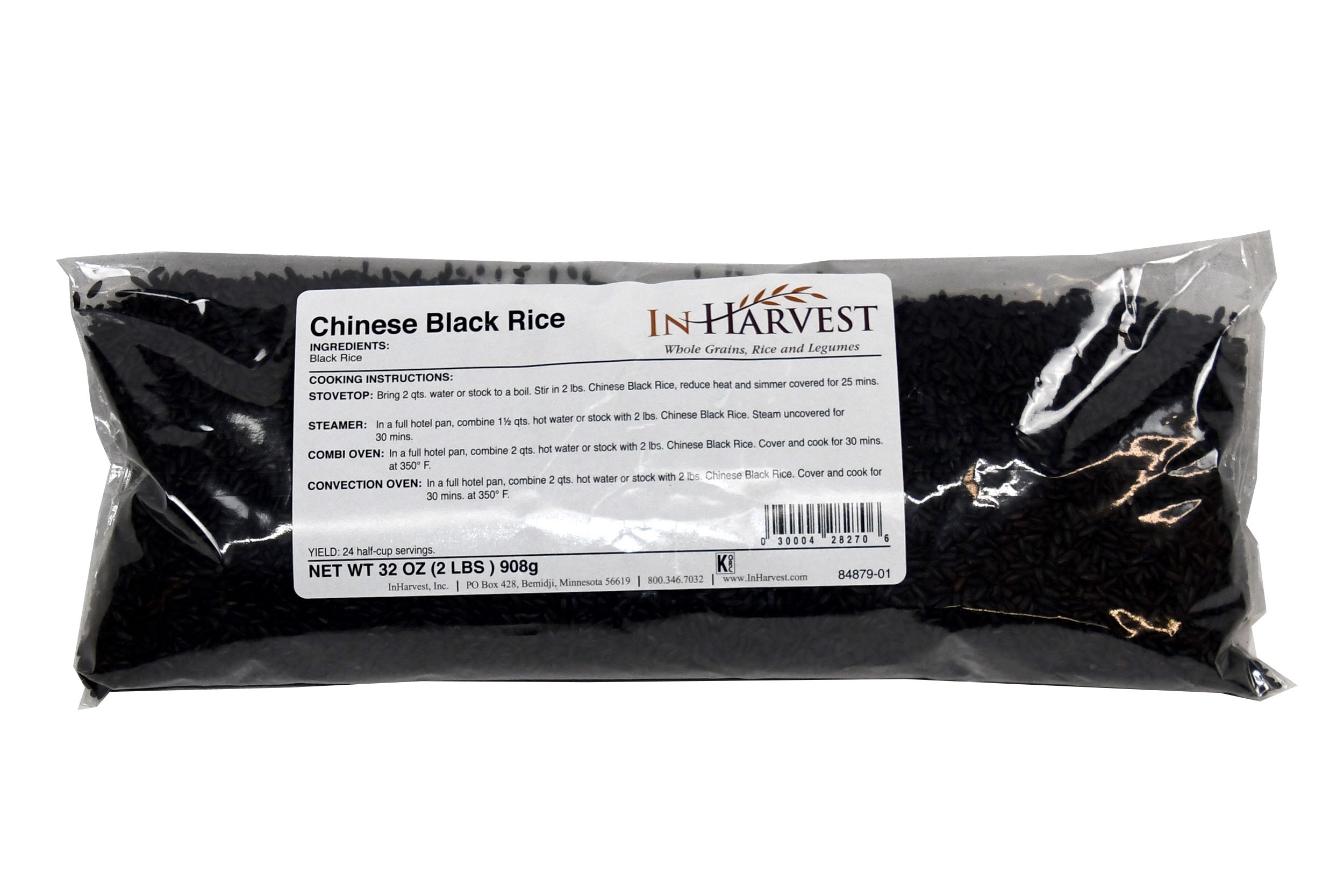 Chinese Black Rice 2 Pound Each - 6 Per Case.