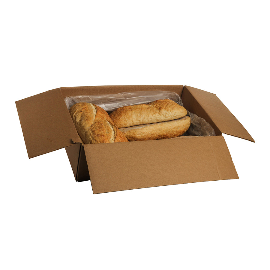 Bread Country White Sourdough Extra Large Loaf 5" Parbaked Frozen Bulk Bag 46.4 Ounce Size - 5 Per Case.
