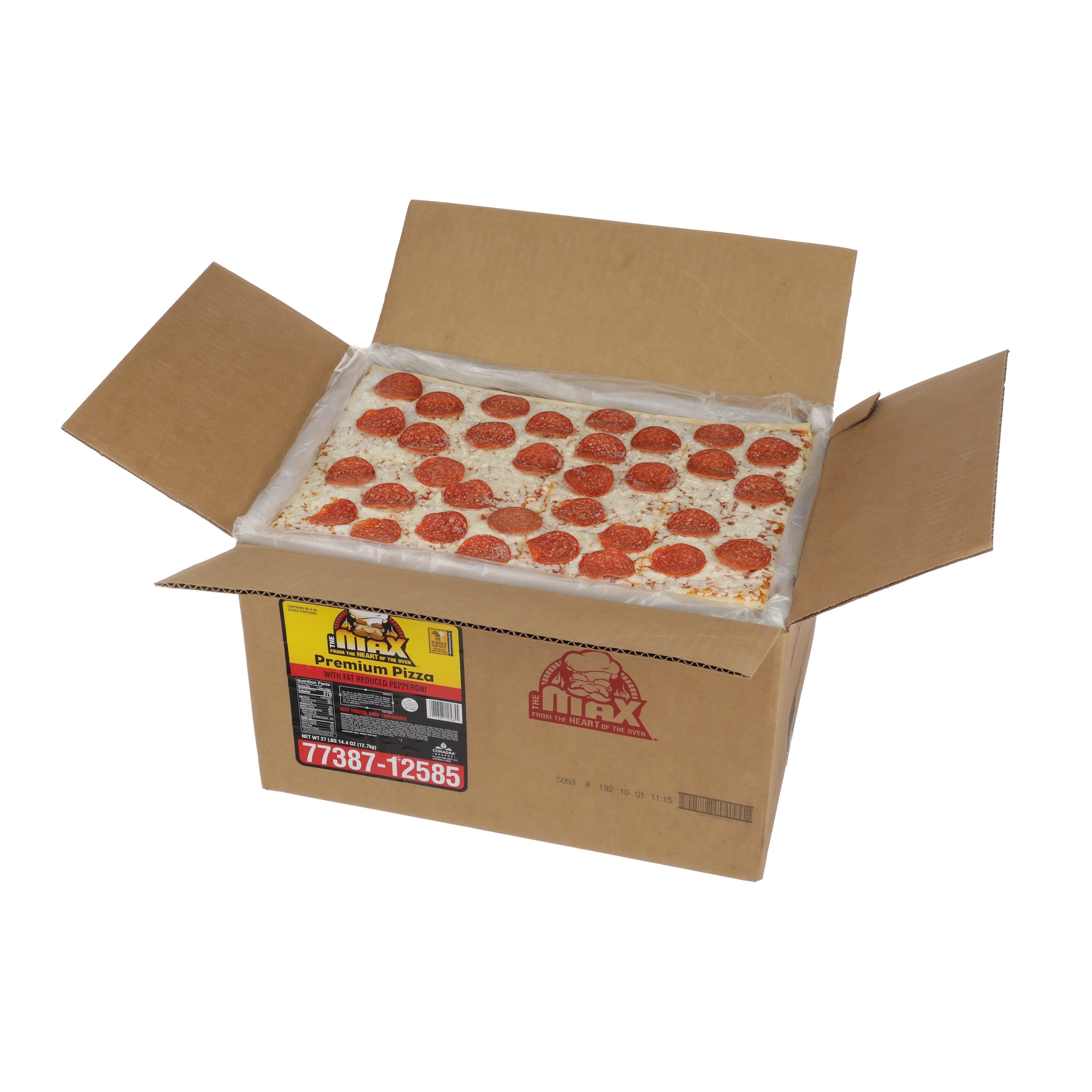 Pepperoni Reduced Fat Whole Grain 4.65 Ounce Size - 96 Per Case.
