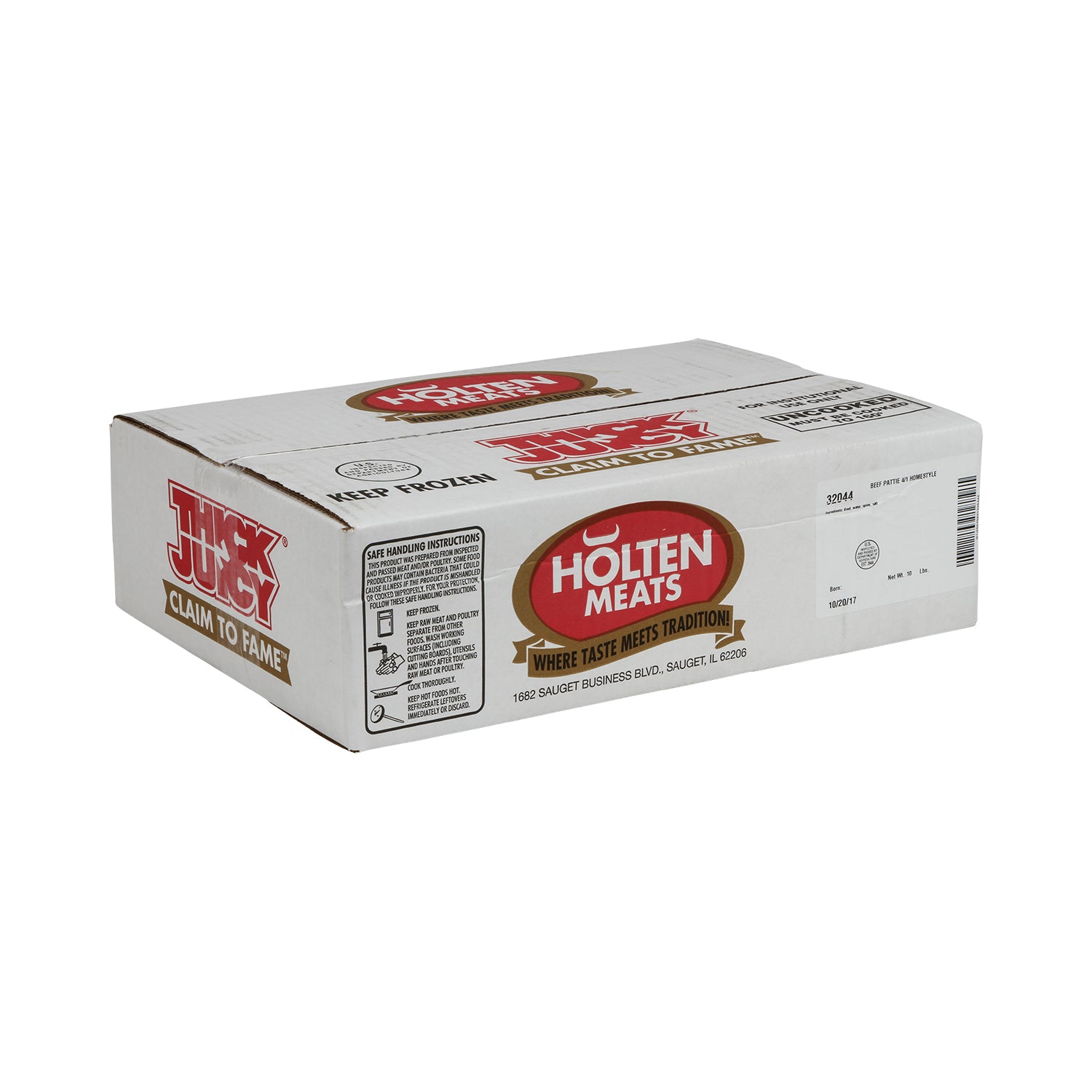 Beef Homestyle Claim To Fame 4 Ounce Size - 40 Per Case.