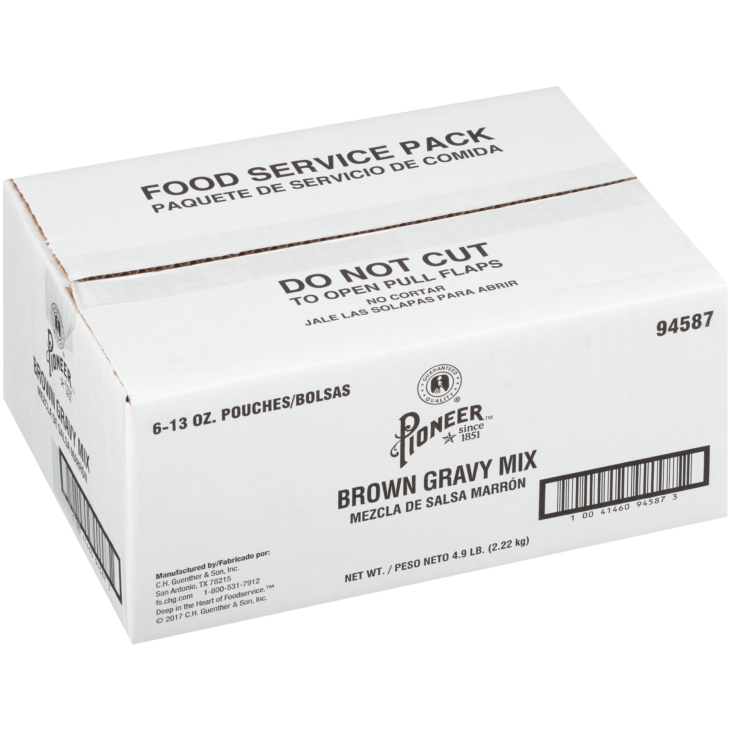 Pioneer Brown Gravy Mix 13 Ounce Size - 6 Per Case.