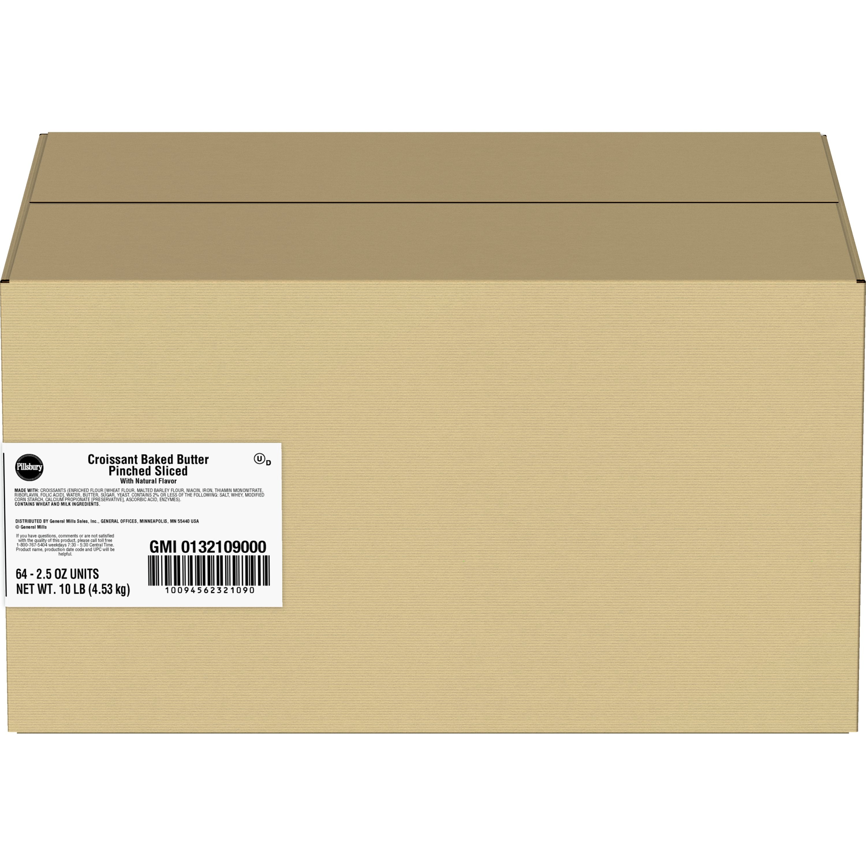 Pillsbury Baked Croissant Butter Pinched Sliced 2.5 Ounce Size - 4 Per Case.