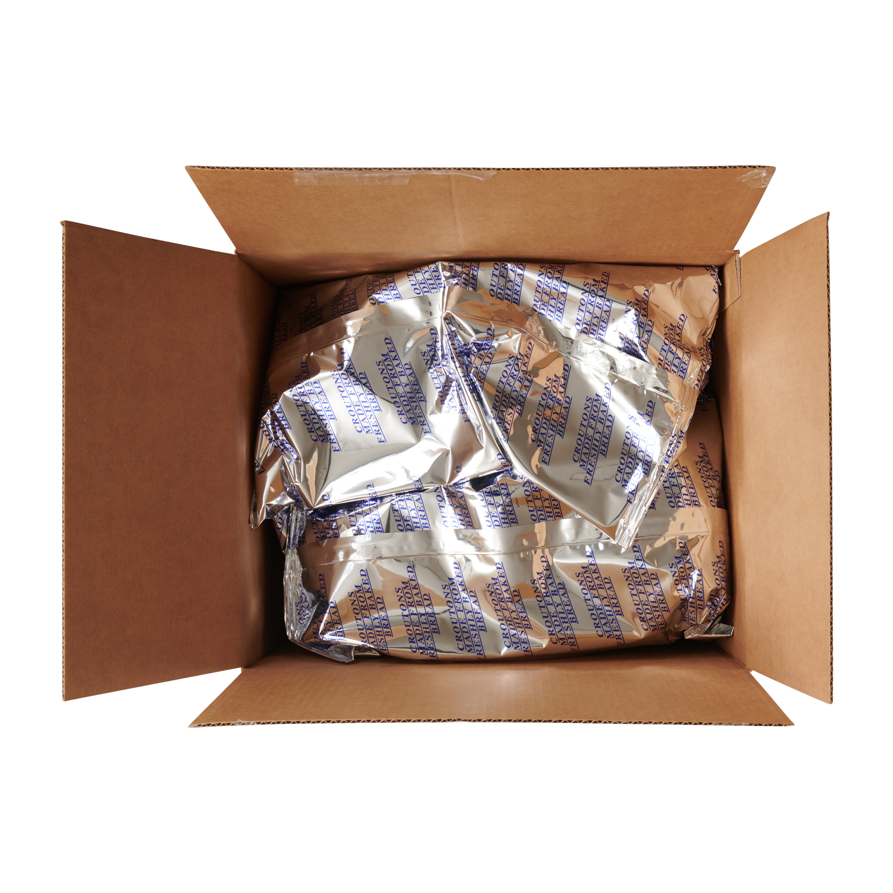 Fresh Gourmet Croutons Sweet Cornbread 2.5 Pound Each - 4 Per Case.