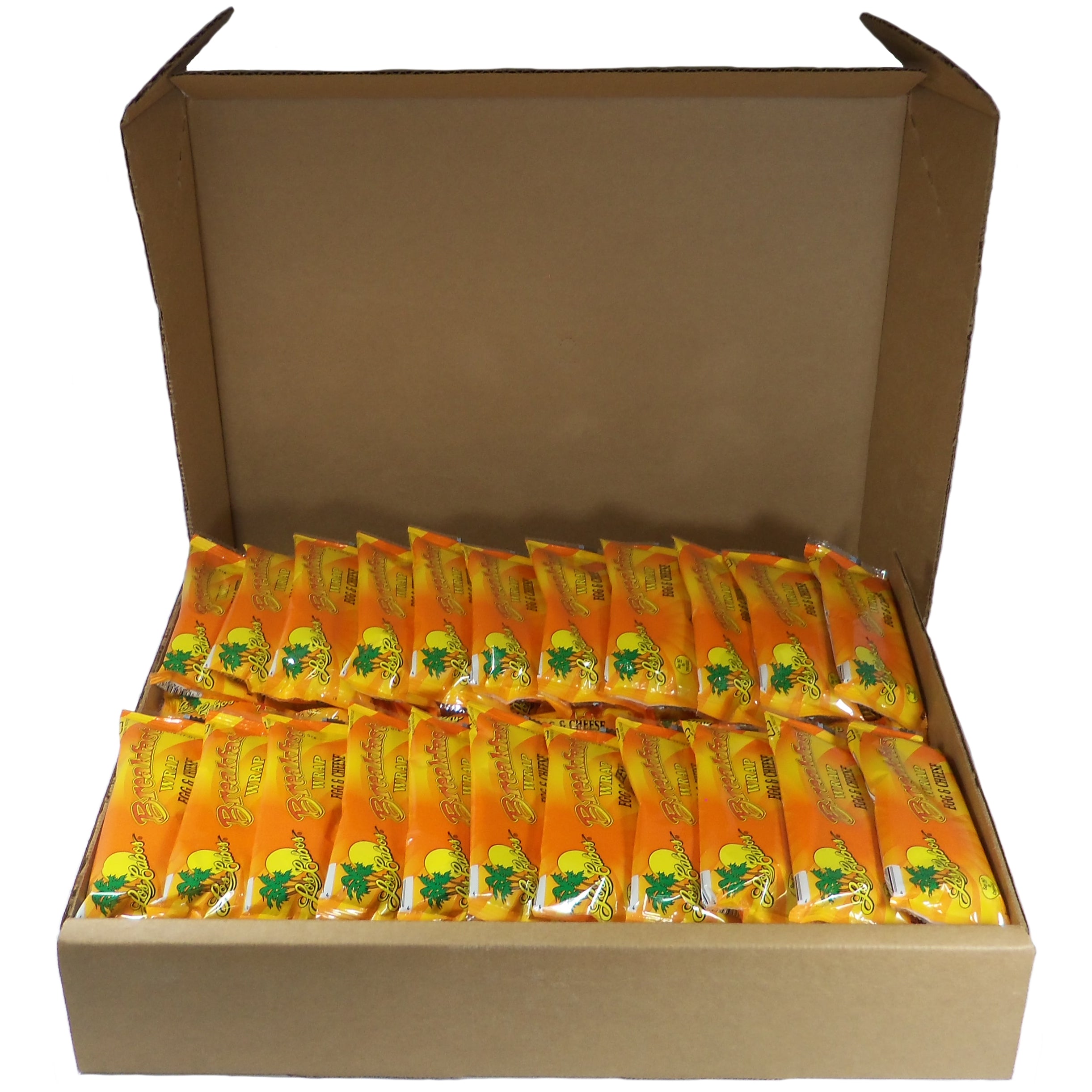 Los Cabos Egg & Cheese Breakfast Wrap 2.5 Ounce Size - 72 Per Case.