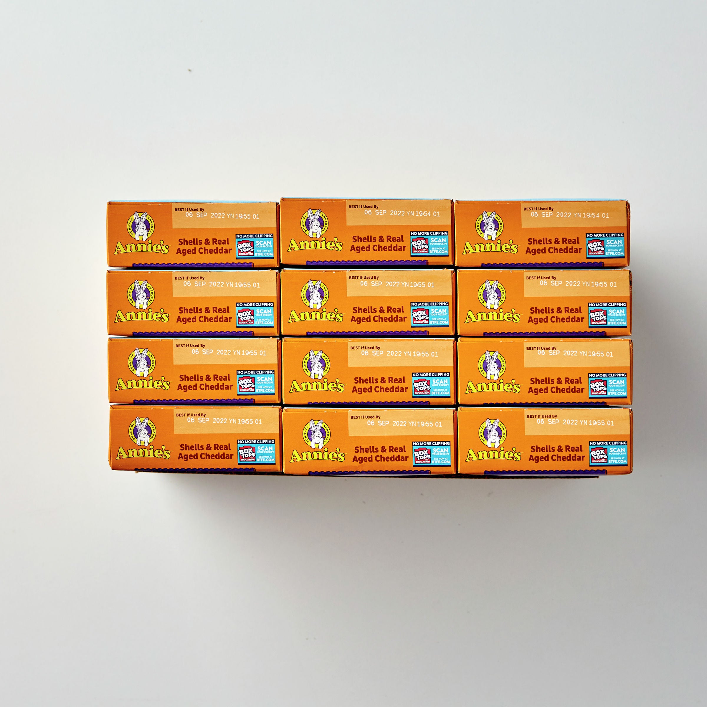 Annie's™ Macaroni & Cheese Box Shells & Real Aged Cheddar 6 Ounce Size - 12 Per Case.